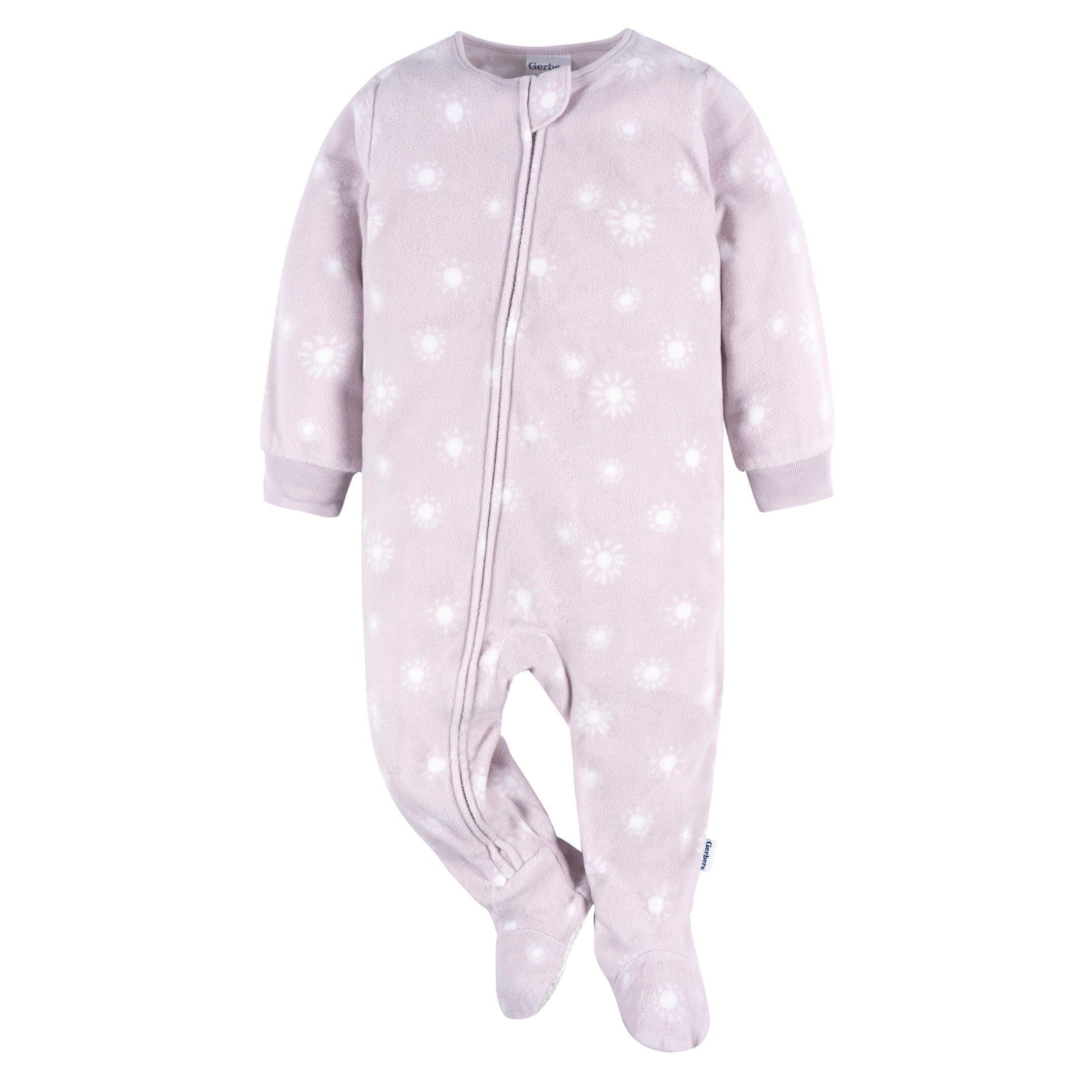 2 Pack Baby & Toddler Girls' Purple Rainbow Fleece Pajama Set - Soft & Cozy Sleepwear for Winter Nights, Playdates & Family Matching Outfits