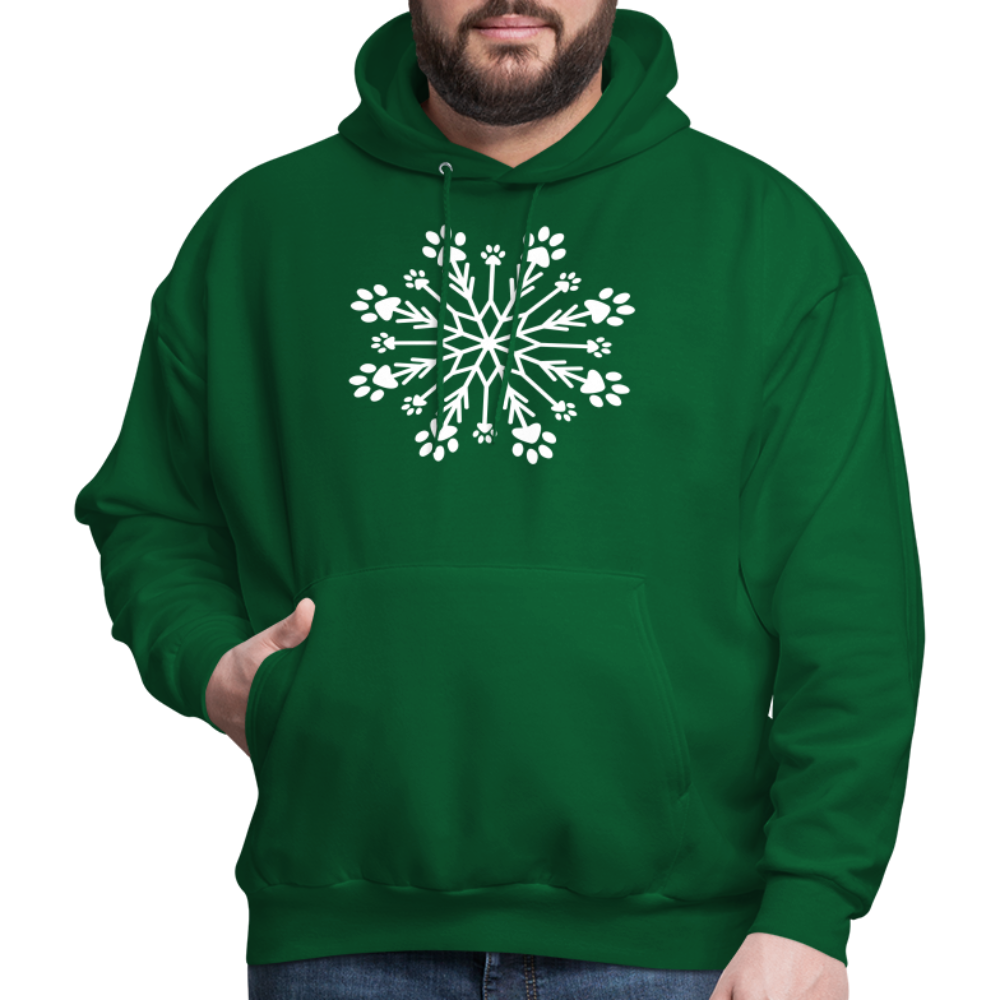 Paw Snowflake Classic Hoodie for Dogs - Cozy Winter Dog Sweater with Cute Snowflake Design - Perfect for Cold Weather, Outdoor Walks, and Holiday Photos