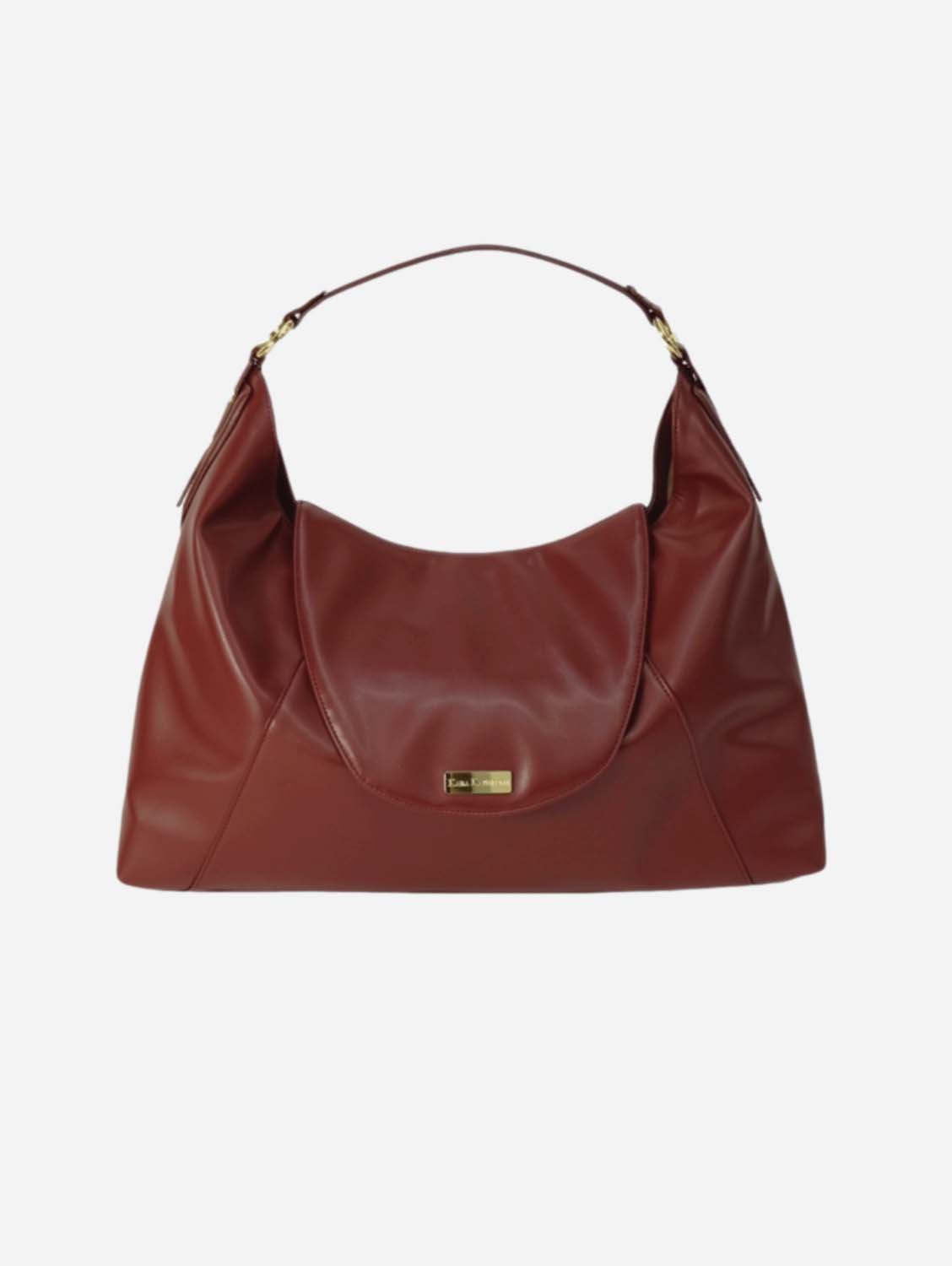 Downing Cactus Leather Vegan Handbag for Women | Eco-Friendly Cherry Red Crossbody Purse | Perfect for Work, Travel & Everyday Use