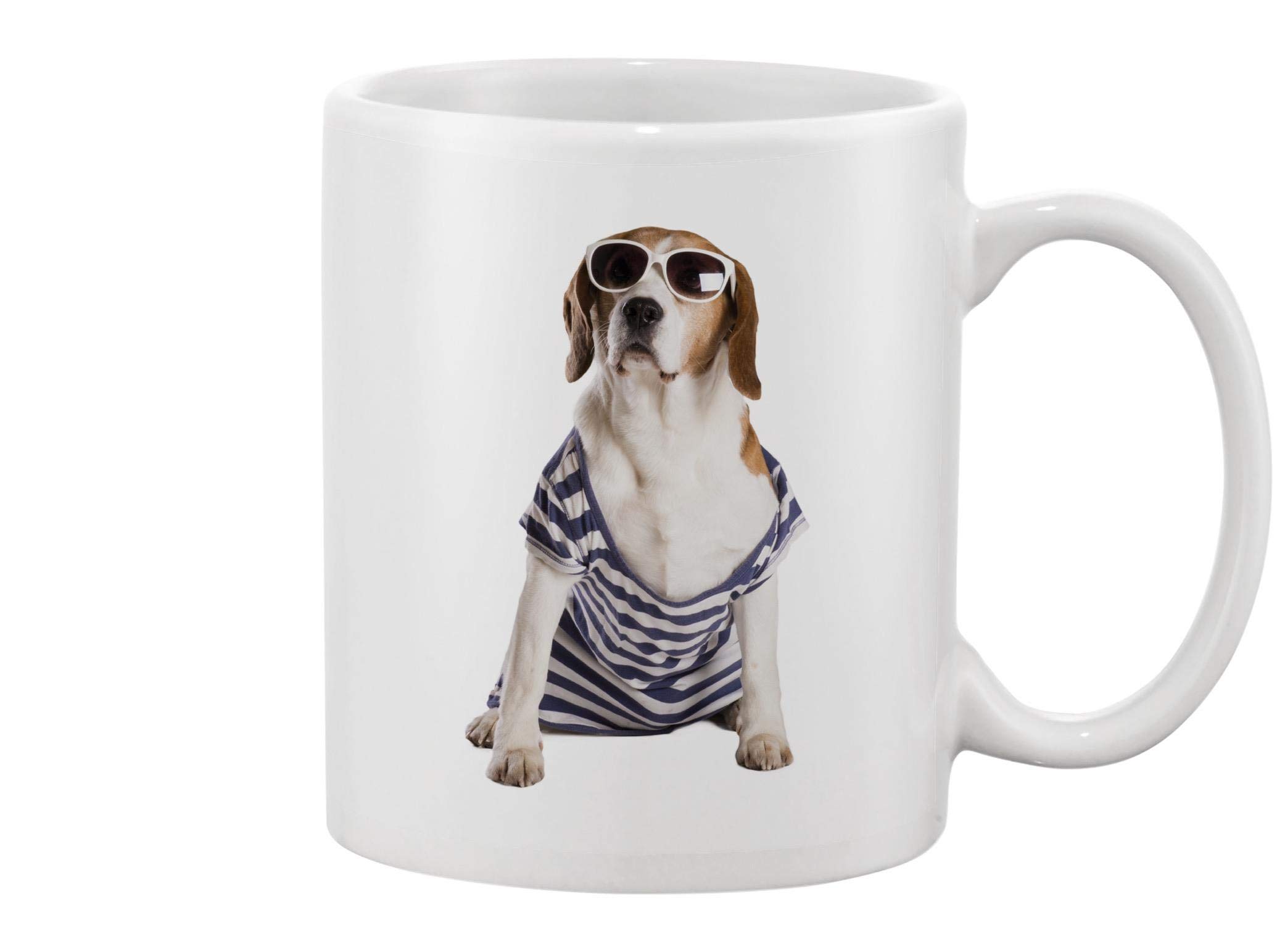 Funny Dog Posing Coffee Mug - Cute Ceramic Cup for Dog Lovers - Perfect for Tea, Coffee & Hot Drinks at Home or Office