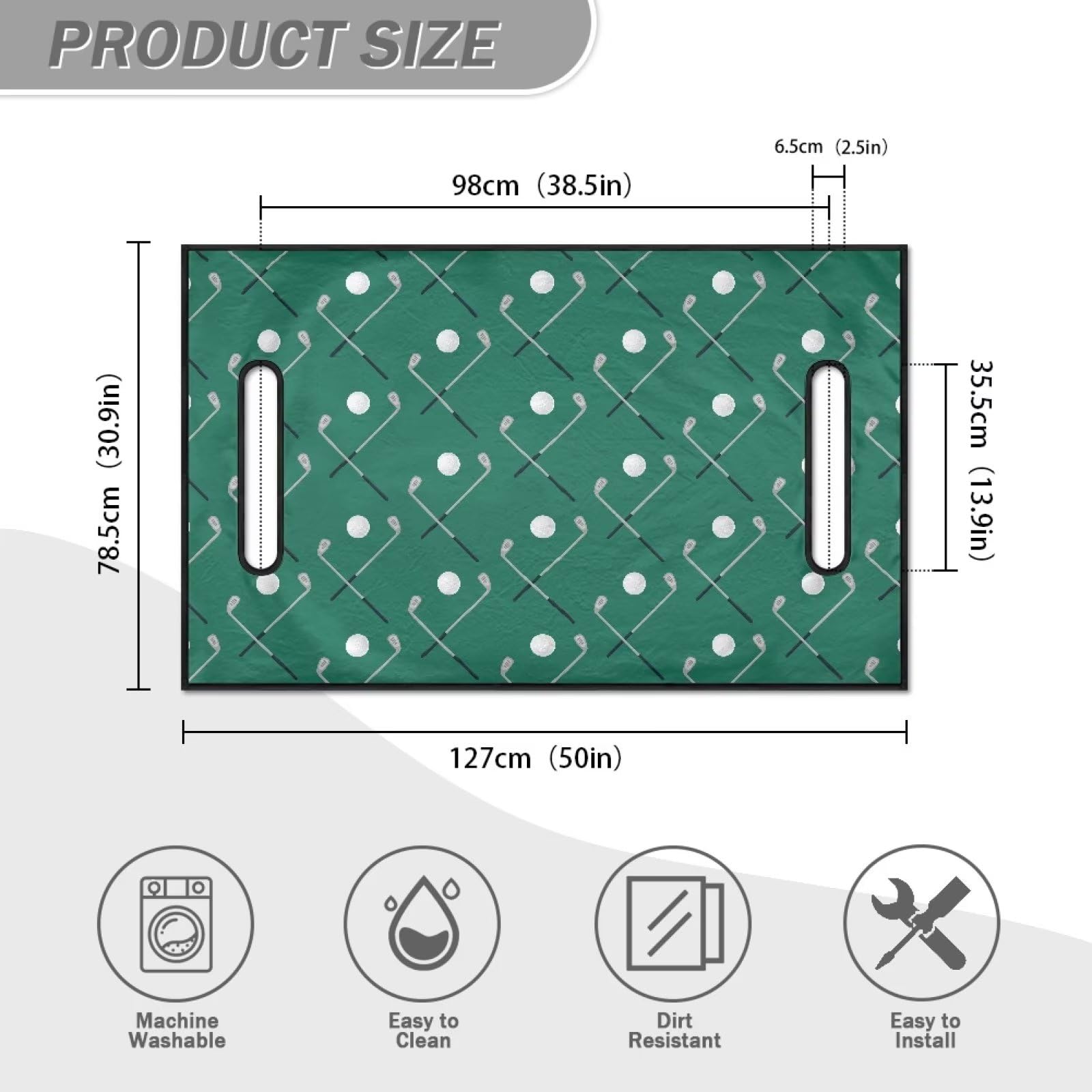 Breathable Golf Cart Seat Covers & Cushions - Waterproof Seat Towel & Blanket for Golf Club Car Accessories | Perfect for Golf Courses, Resorts & Outdoor Events