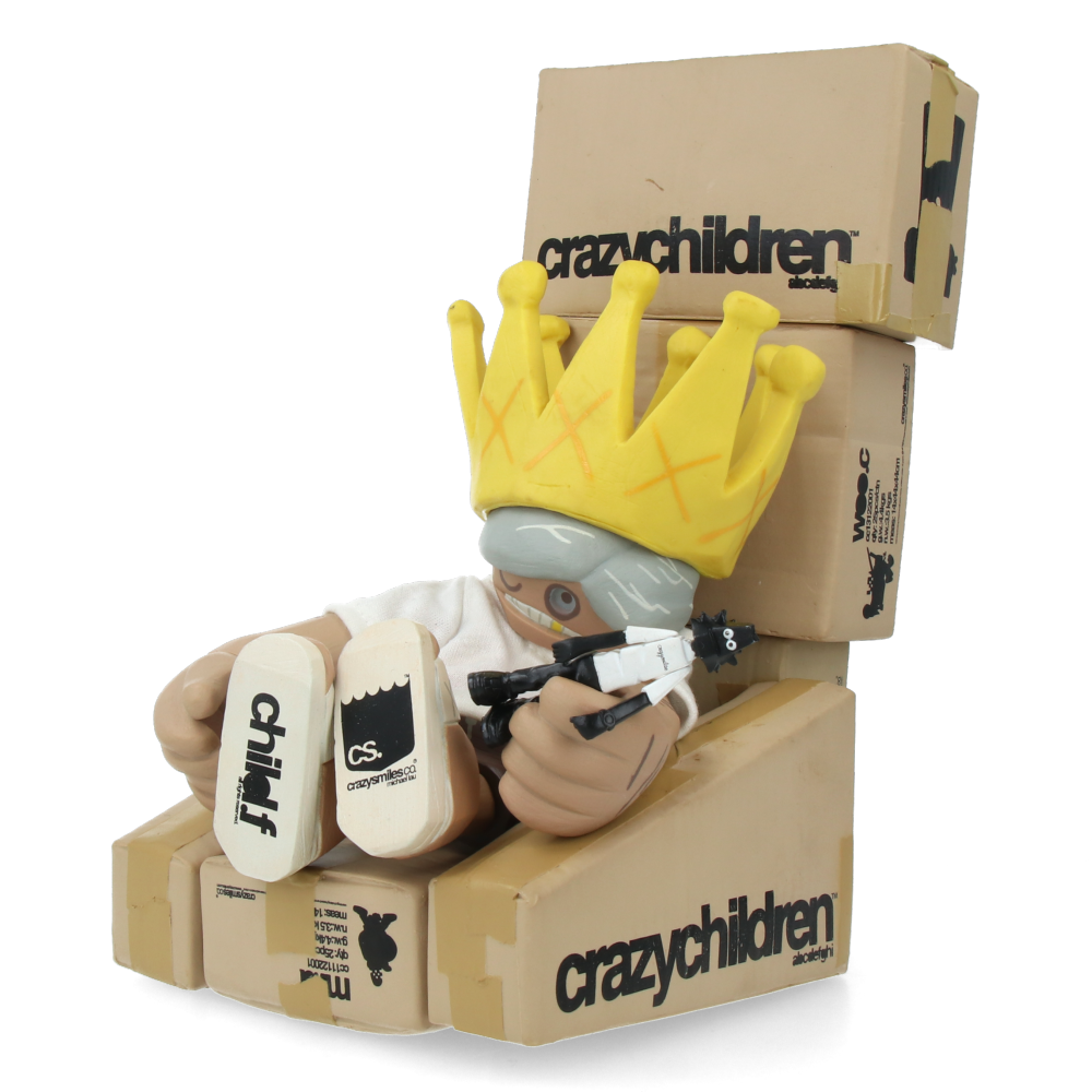 Crazy Children King by Michael Lau - Unique Collectible Art Toy for Kids & Adults - Perfect for Home Decor, Gifts, and Art Collections