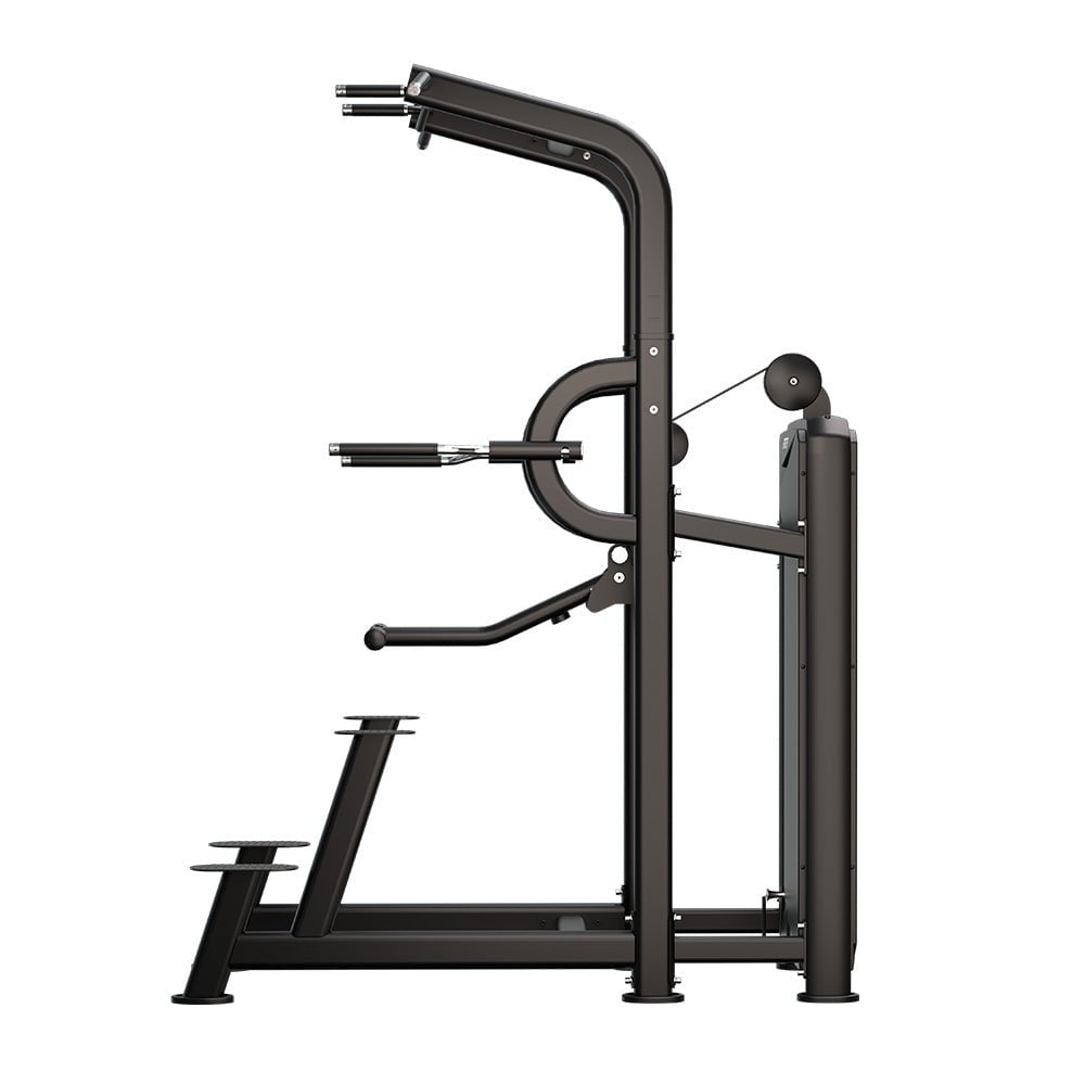 Force USA Solitude Assisted Chin Up & Dip Machine - Home Gym Strength Training Equipment for Pull Ups, Dips & Bodyweight Exercises - Perfect for Home Workouts & Fitness Enthusiasts