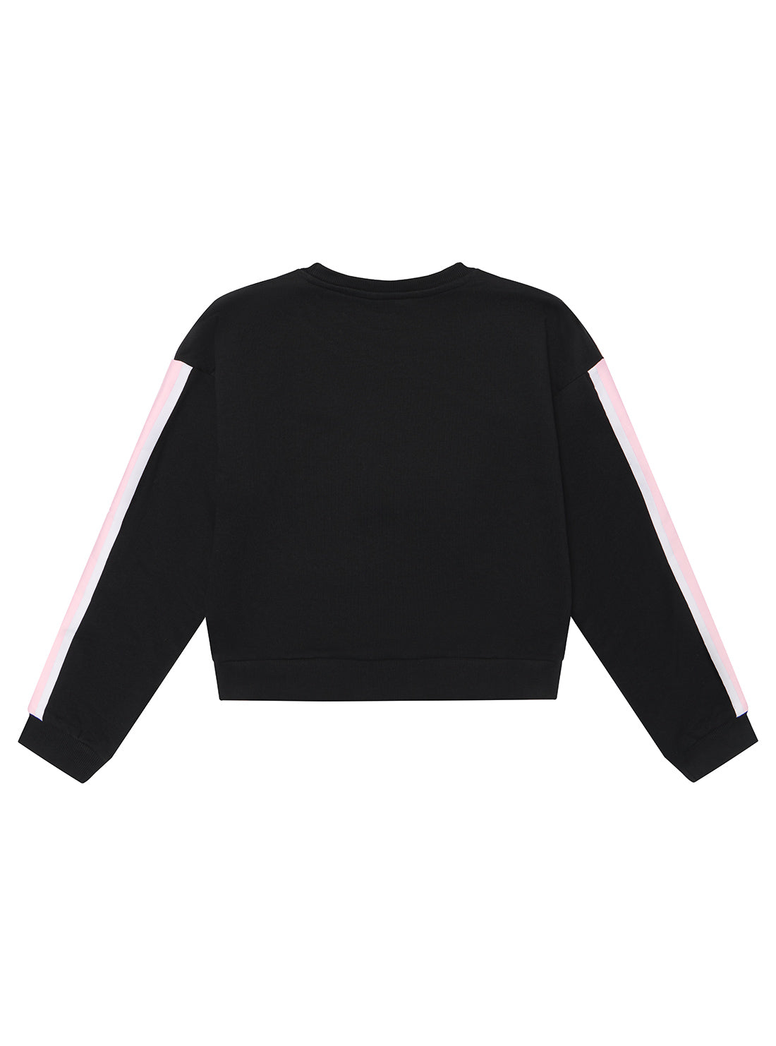 Black Long Sleeve Active Top for Girls (7-16 Years) - Perfect for Running, Yoga & School Sports