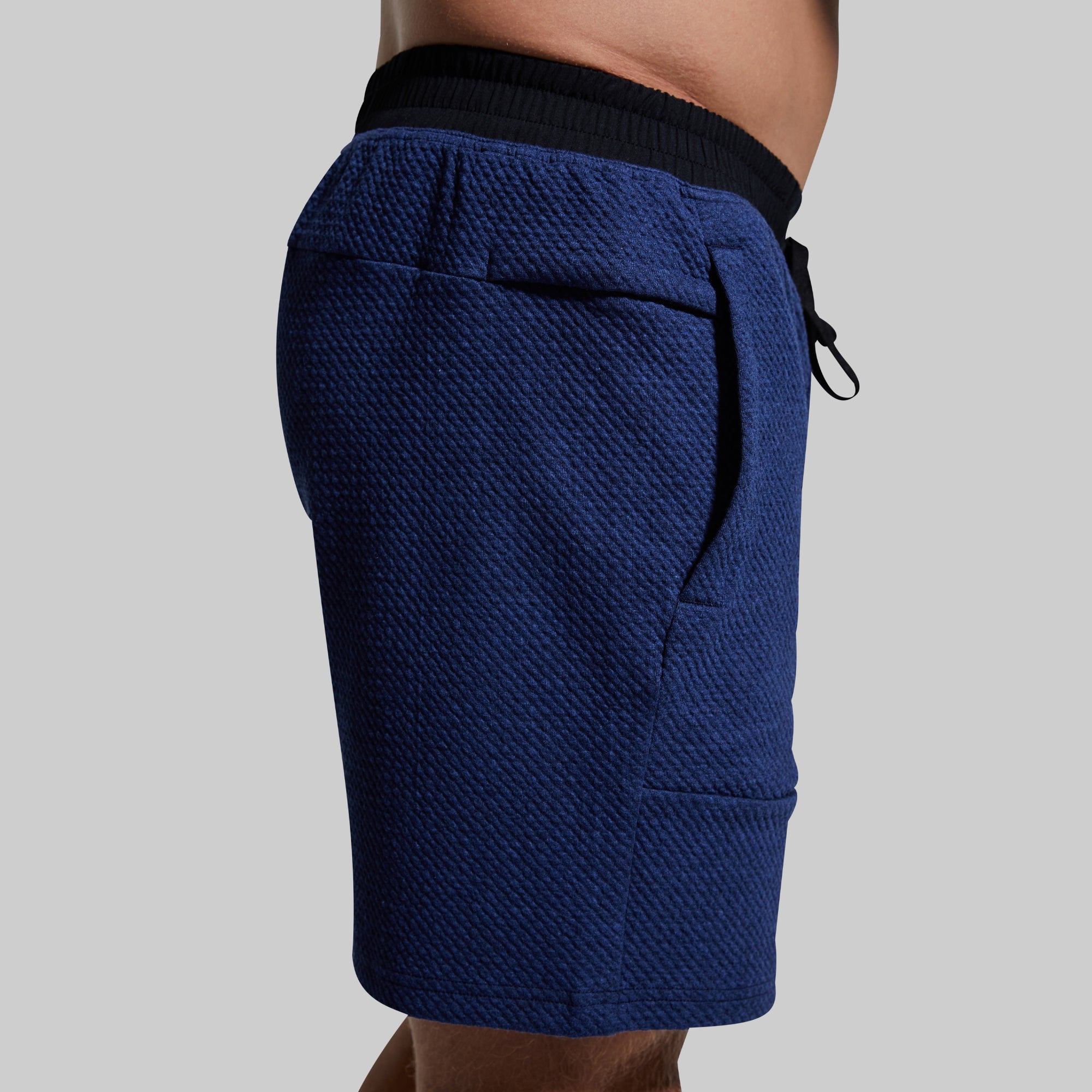 Men's Cloud Running Shorts - Heather Midnight Blue - Lightweight & Breathable for Jogging, Gym & Outdoor Workouts
