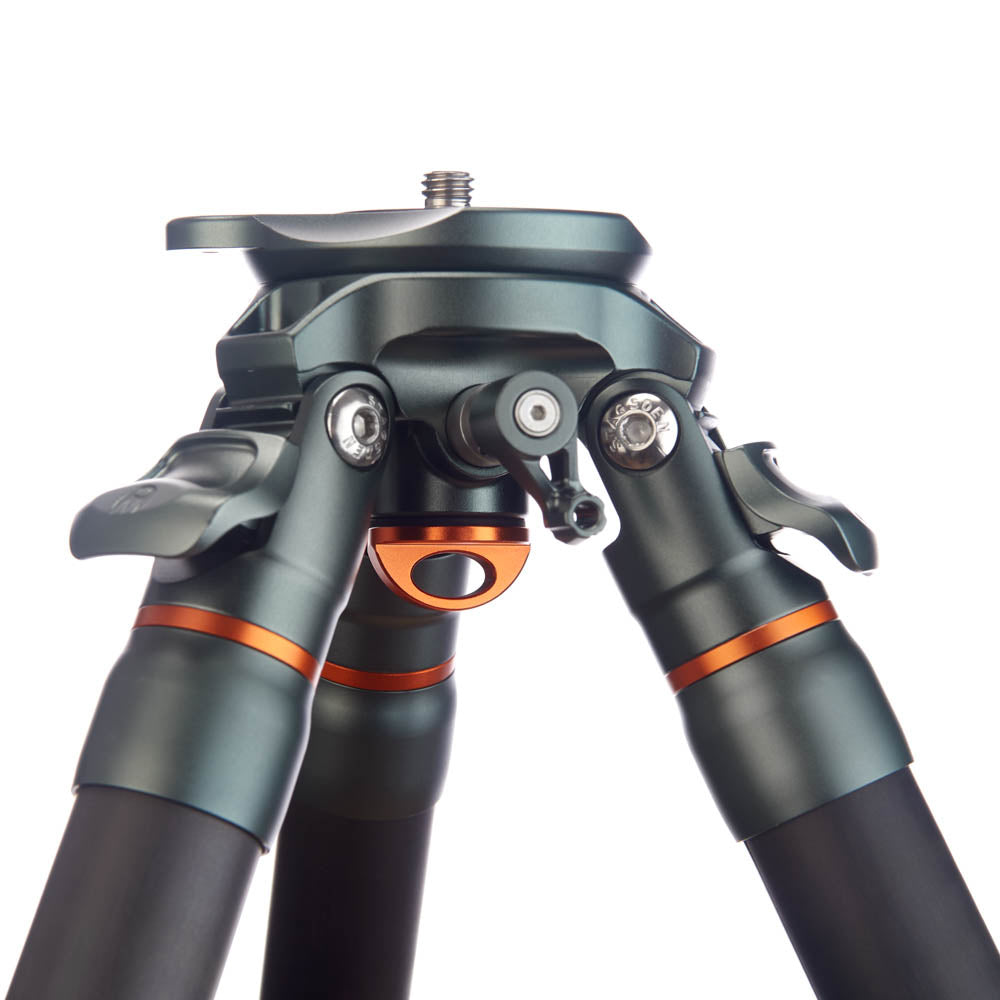 Legends Mike Carbon Fiber Leveling Base Tripod - Professional Camera Support for Outdoor Photography & Videography - Ideal for Travel, Landscape, and Studio Shoots