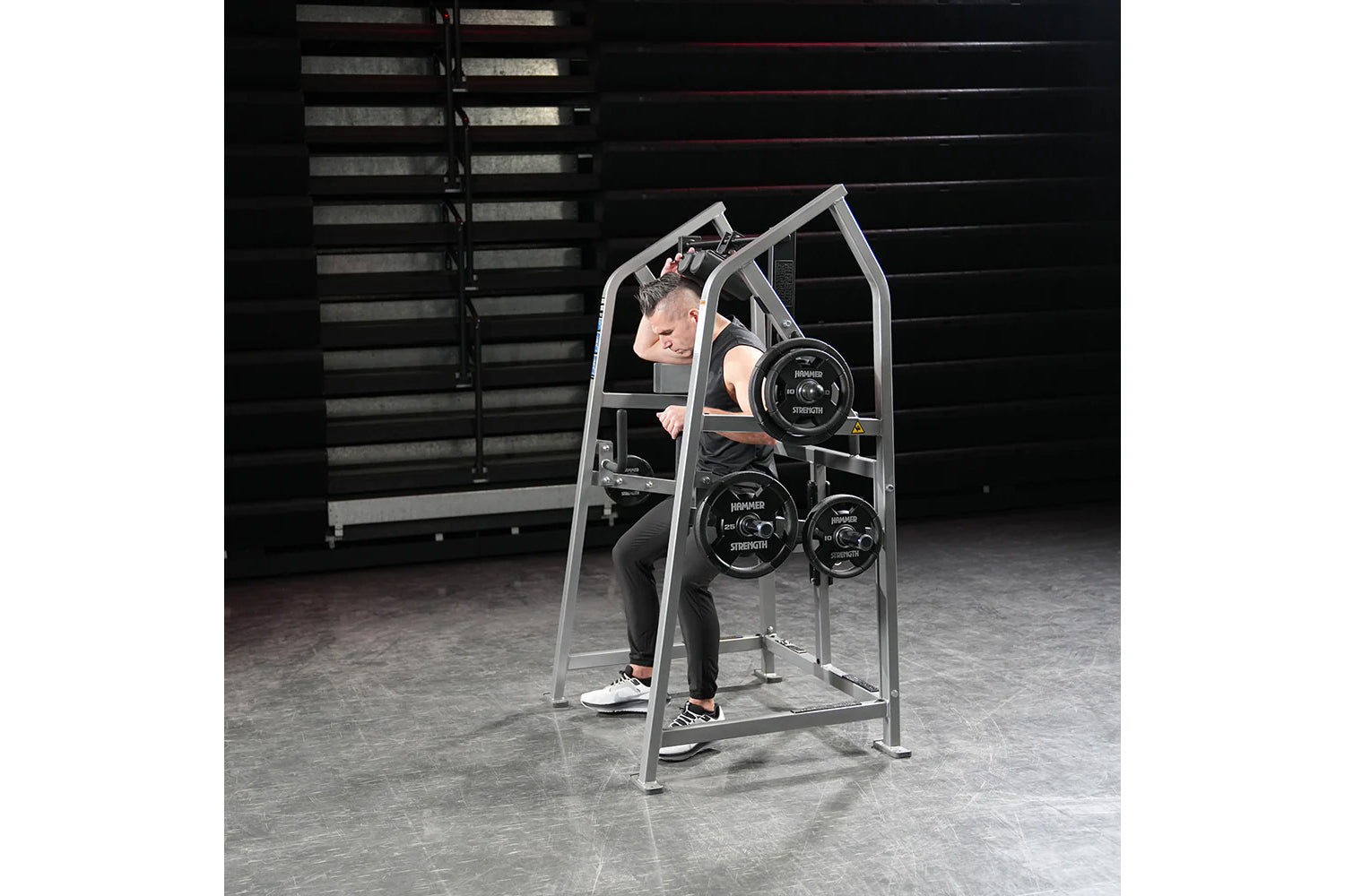 Hammer Strength Plate Loaded 4-Way Neck Machine - Gym Equipment for Neck Training & Muscle Building | Perfect for Home & Commercial Gyms