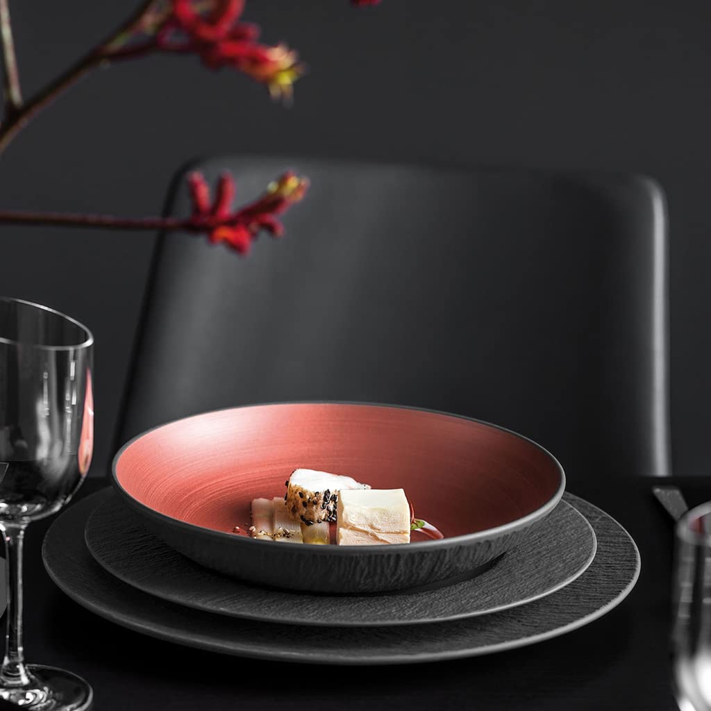 Premium Villeroy & Boch Manufacture Rock Glow Flat Bowl - 9.25