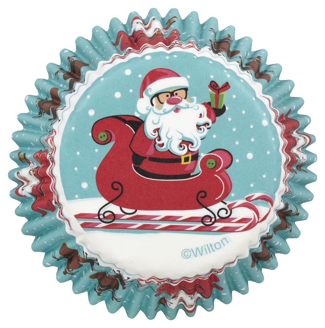 Wilton 75-Count Christmas Baking Cups - Standard Size Holiday Sweet Treat Liners for Cupcakes, Muffins & Party Desserts (Perfect for Christmas Baking, Gift Giving & Holiday Celebrations)