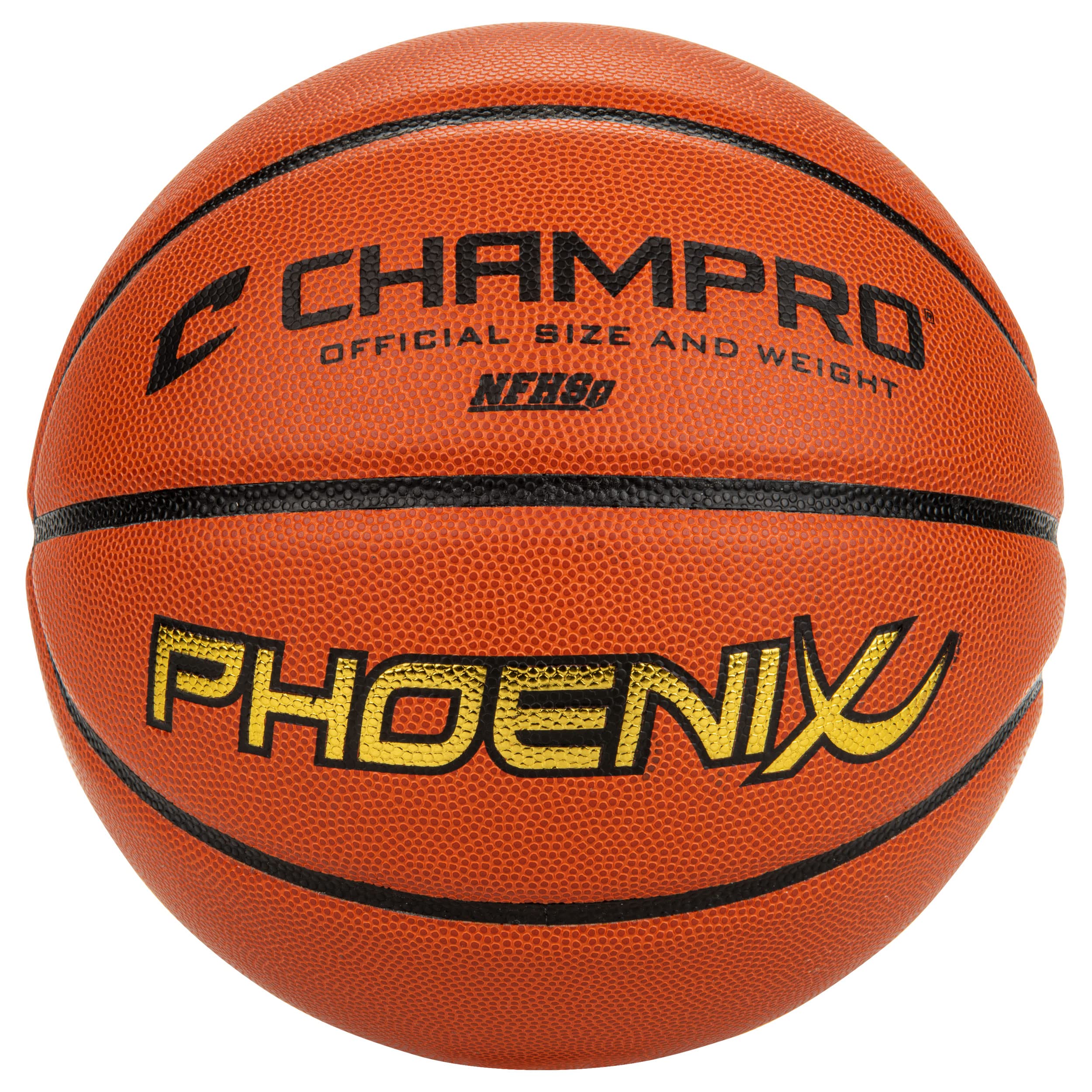 CHAMPRO Phoenix Microfiber Basketball - Official Size 7 Game Ball for Indoor & Outdoor Play - Perfect for Training, Practice, and Competitive Games
