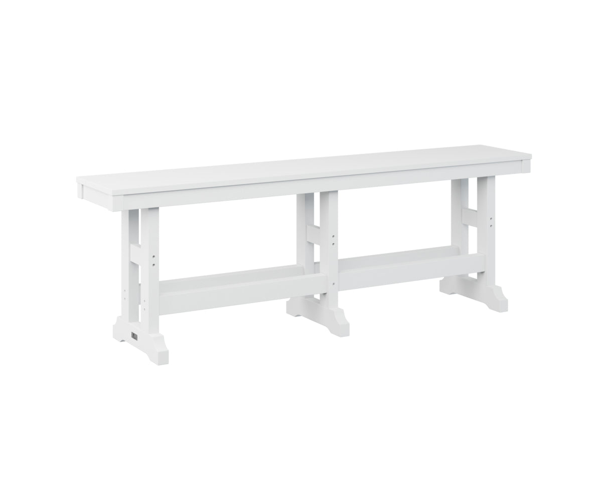 Berlin Gardens Garden Classic 66-Inch Outdoor Counter Height Bench - Perfect for Patio, Deck, Garden & Backyard Dining