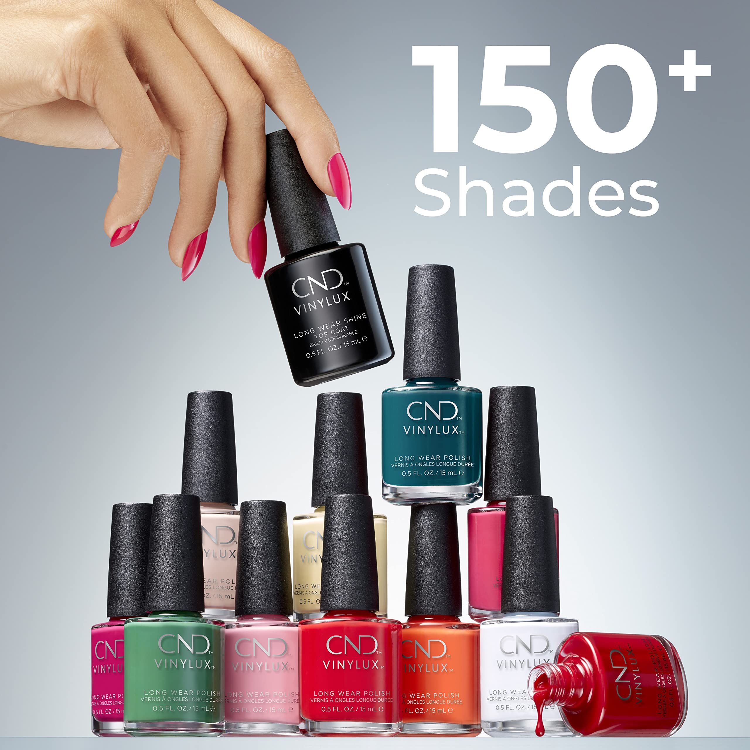 CND Vinylux Long Wear Nail Polish - 7+ Days of Chip-Free Shine | Salon-Quality Manicure at Home | Perfect for Parties, Weddings & Everyday Wear
