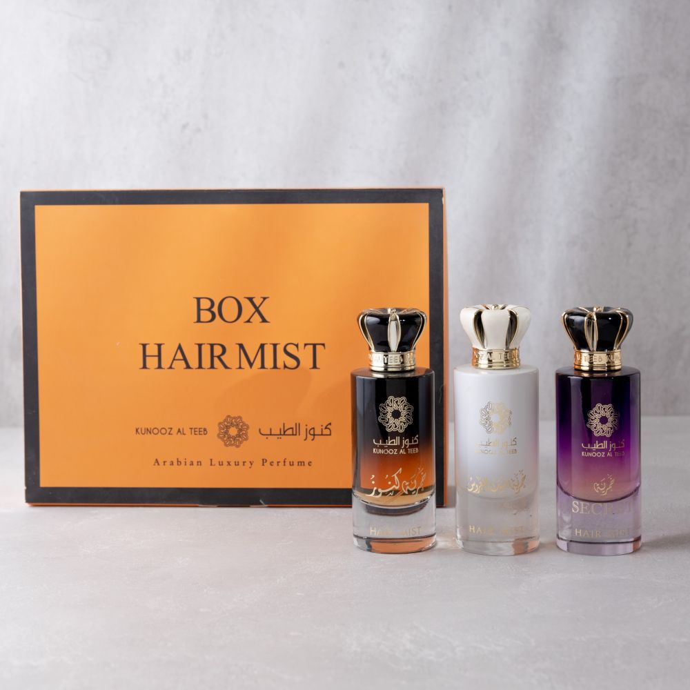 Premium Hair Mist Collection EDP - 3 x 90ml Long-Lasting Fragrance for Women - Perfect for Daily Styling, Special Occasions & Travel
