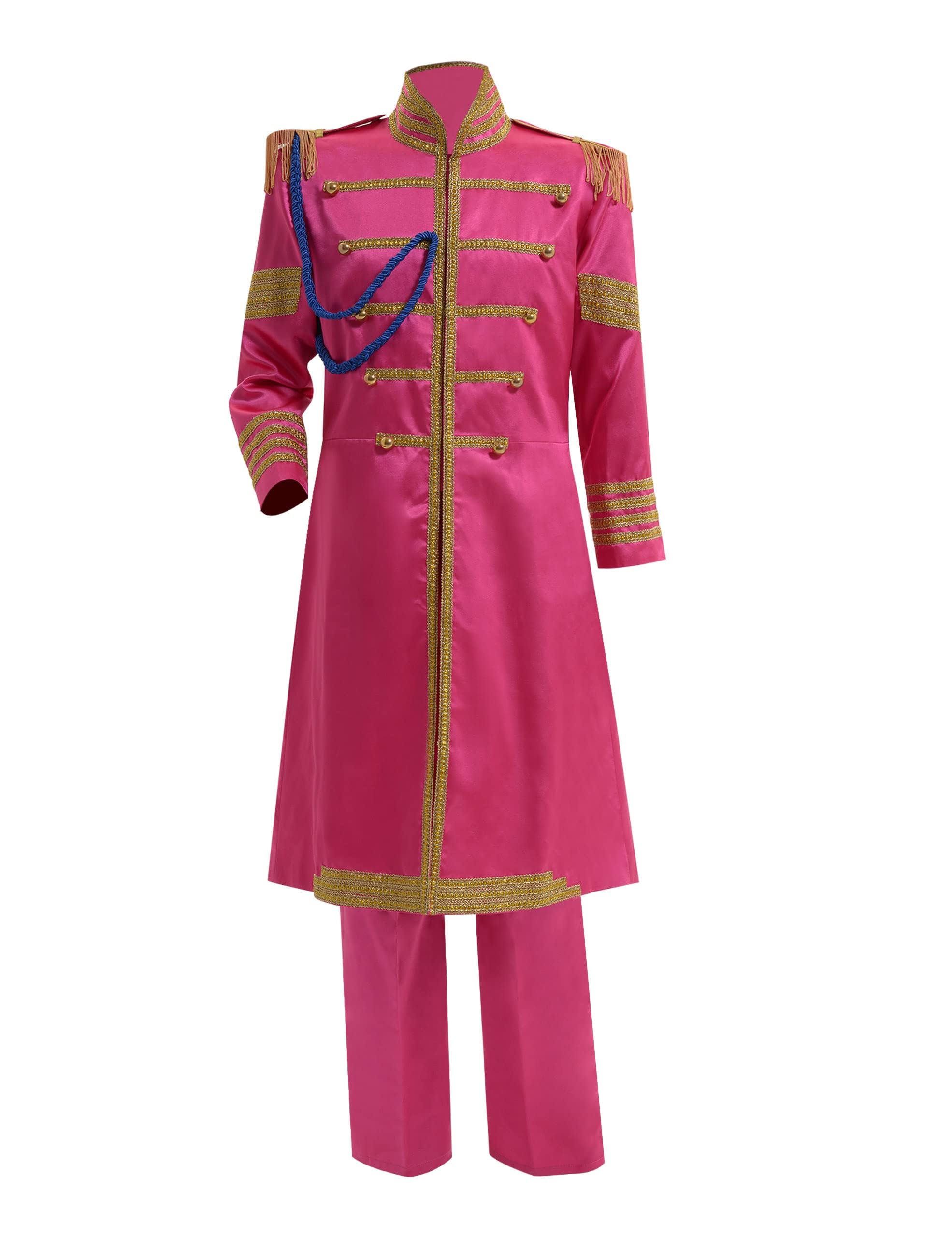 Vintage 1960s British Pop Star Costume for Men - 60s Rock Band Musician Jacket & Suit for Halloween, Cosplay, and Themed Parties