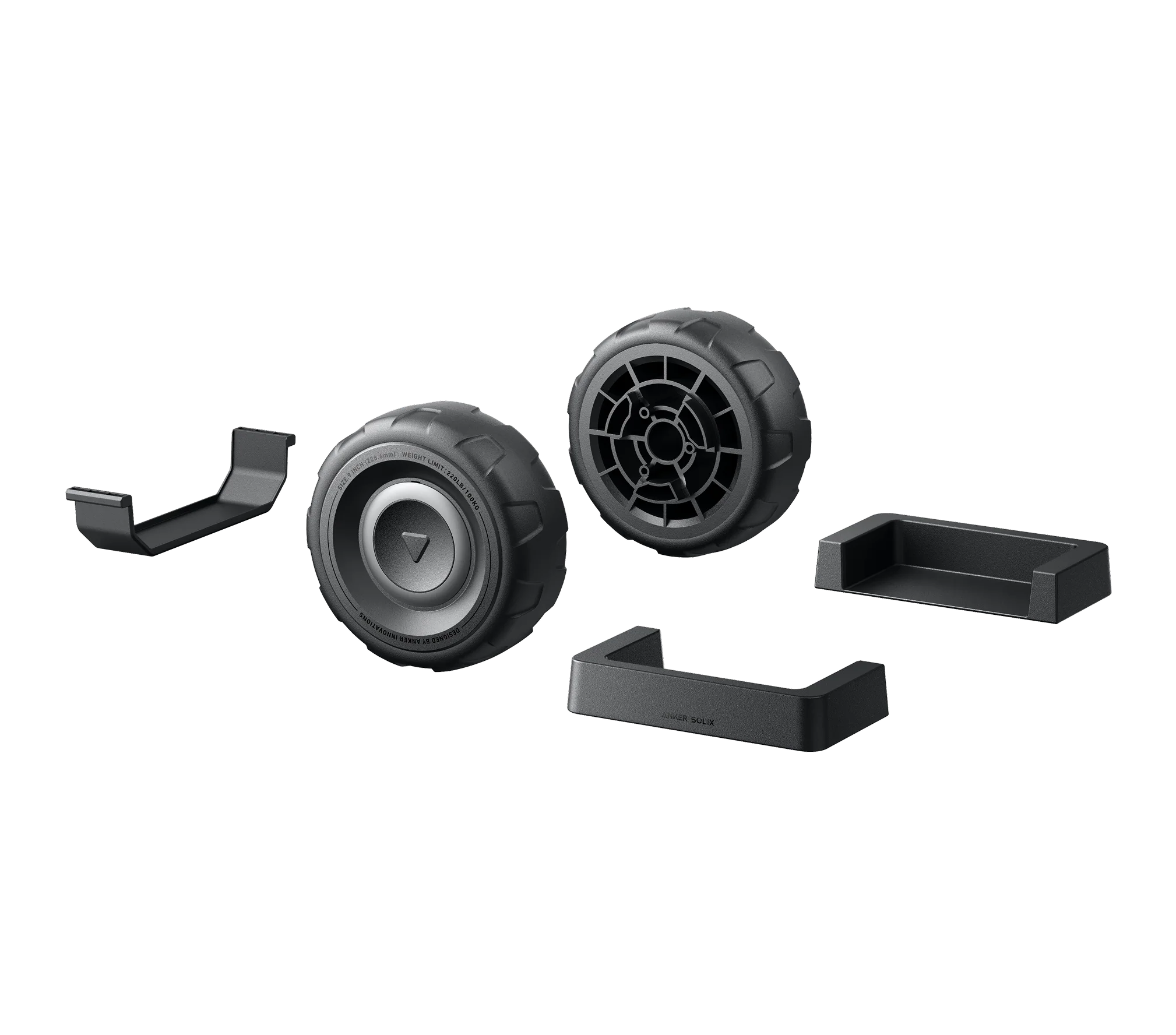 Anker SOLIX EverFrost 2 Beach Wheels - Portable Cooler Wheels for Outdoor, Camping & Beach - Heavy Duty All-Terrain Cart Wheels for Coolers, Ice Chests & Picnic Gear