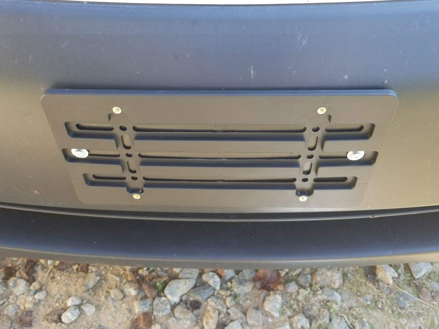 Aston Martin Front Bumper License Plate Relocator Kit - Universal Fit for All Models (Includes 2 Screws, 4 Bolts & 4 Nuts) | Durable Bracket Mount for Car Customization | Perfect for State Compliance & Vehicle Personalization