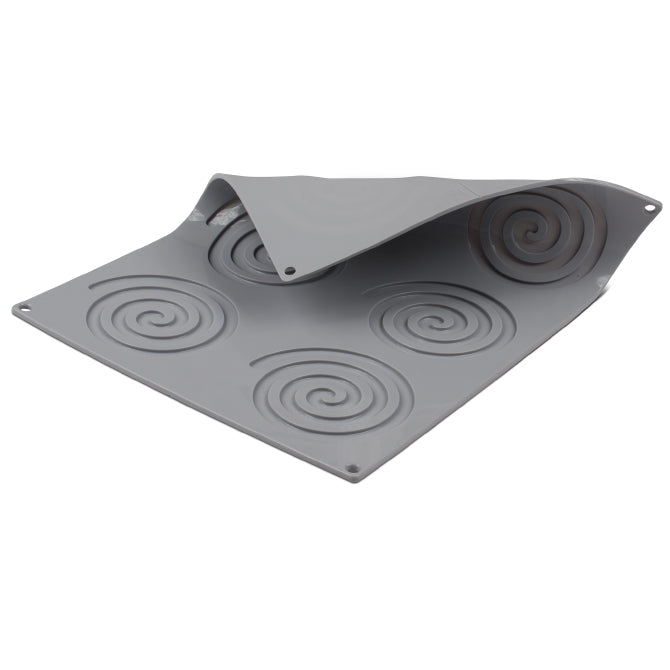 Premium Spiral Silicone Mold Set - 6 Unique Shapes for Baking, Candy Making & Chocolate Molds - Perfect for Cupcakes, Desserts & DIY Crafts