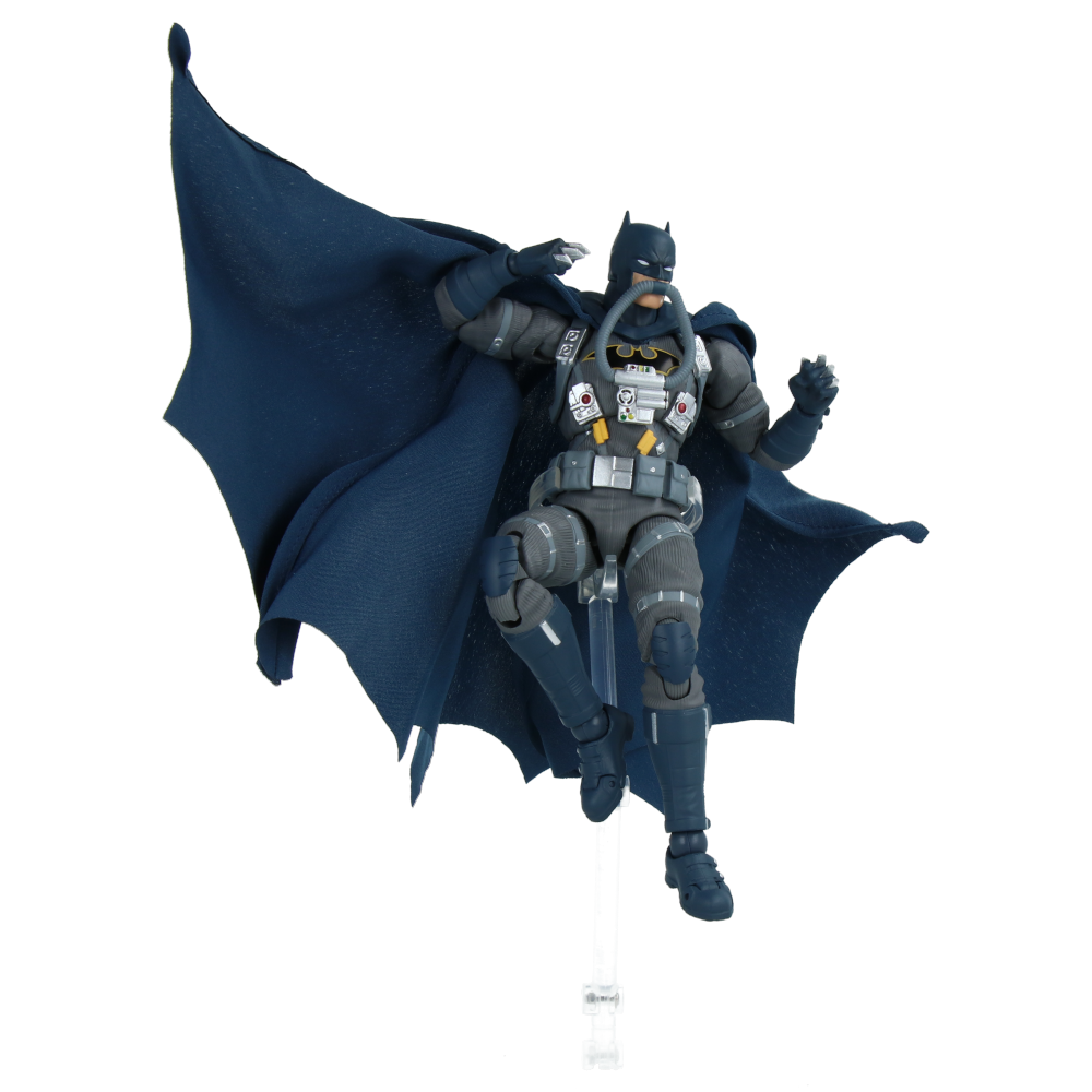 MAFEX Batman Hush Stealth Jumper Action Figure - Collectible DC Comics Superhero Toy for Display & Play - Perfect for Fans, Collectors, and Gift Giving