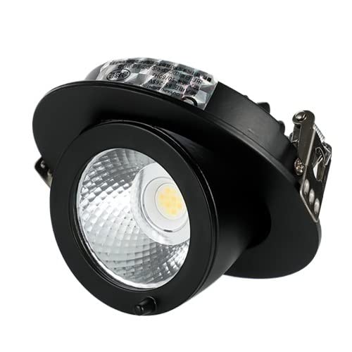 Modern Embedded LED Spotlights - COB White Light 4000K, Recessed Ceiling Downlight for Living Room, Bedroom, Wall & Clothing Store Lighting | Energy-Efficient Indoor Lighting Solution | Perfect for Home, Office & Retail Spaces