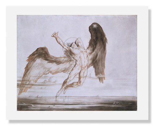 William Rimmer Evening (The Fall of Day) - Classic American Art Print - Home & Office Wall Decor - Perfect for Living Rooms, Bedrooms & Art Galleries