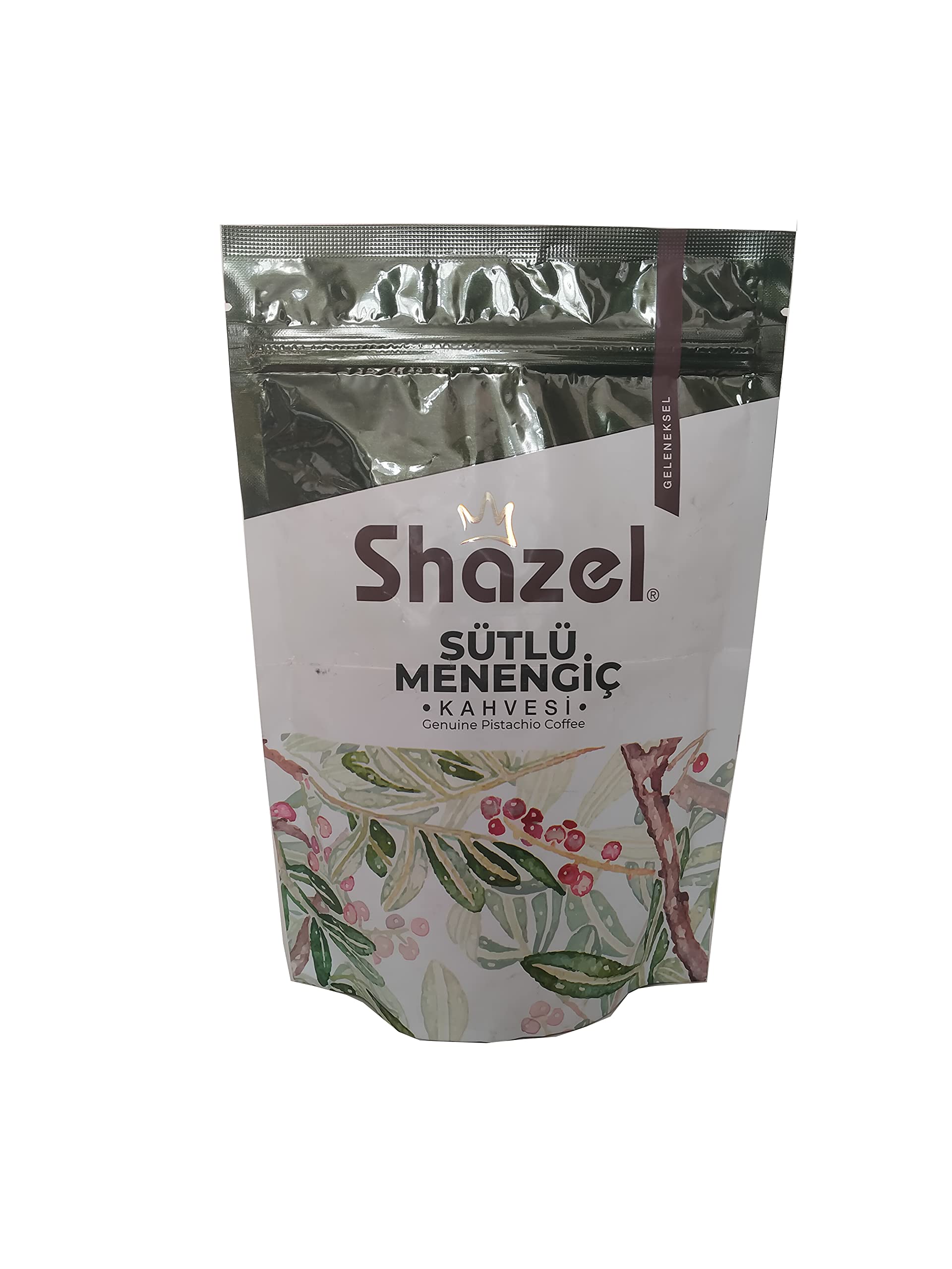 Premium Turkish Menengic Coffee (Pistachio Coffee) - 200g (7 oz) Halal Certified | Authentic Citlembik, Cedene, Citemik, Citlik Flavor | Perfect for Morning Boost & Relaxing Evenings | By Shazel