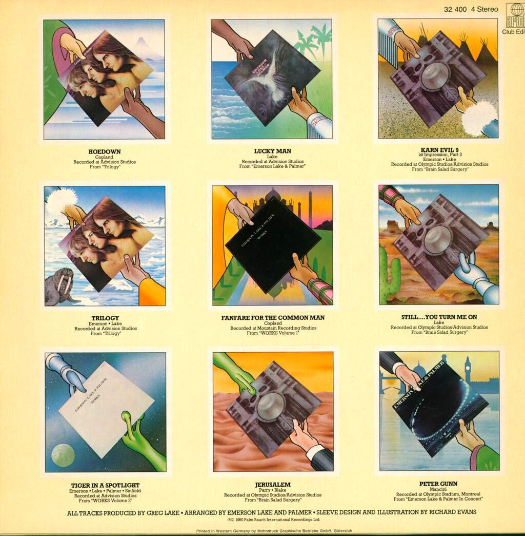 Best of Emerson Lake & Palmer - Classic Rock Album Collection | Perfect for Vinyl Enthusiasts & 70s Music Lovers