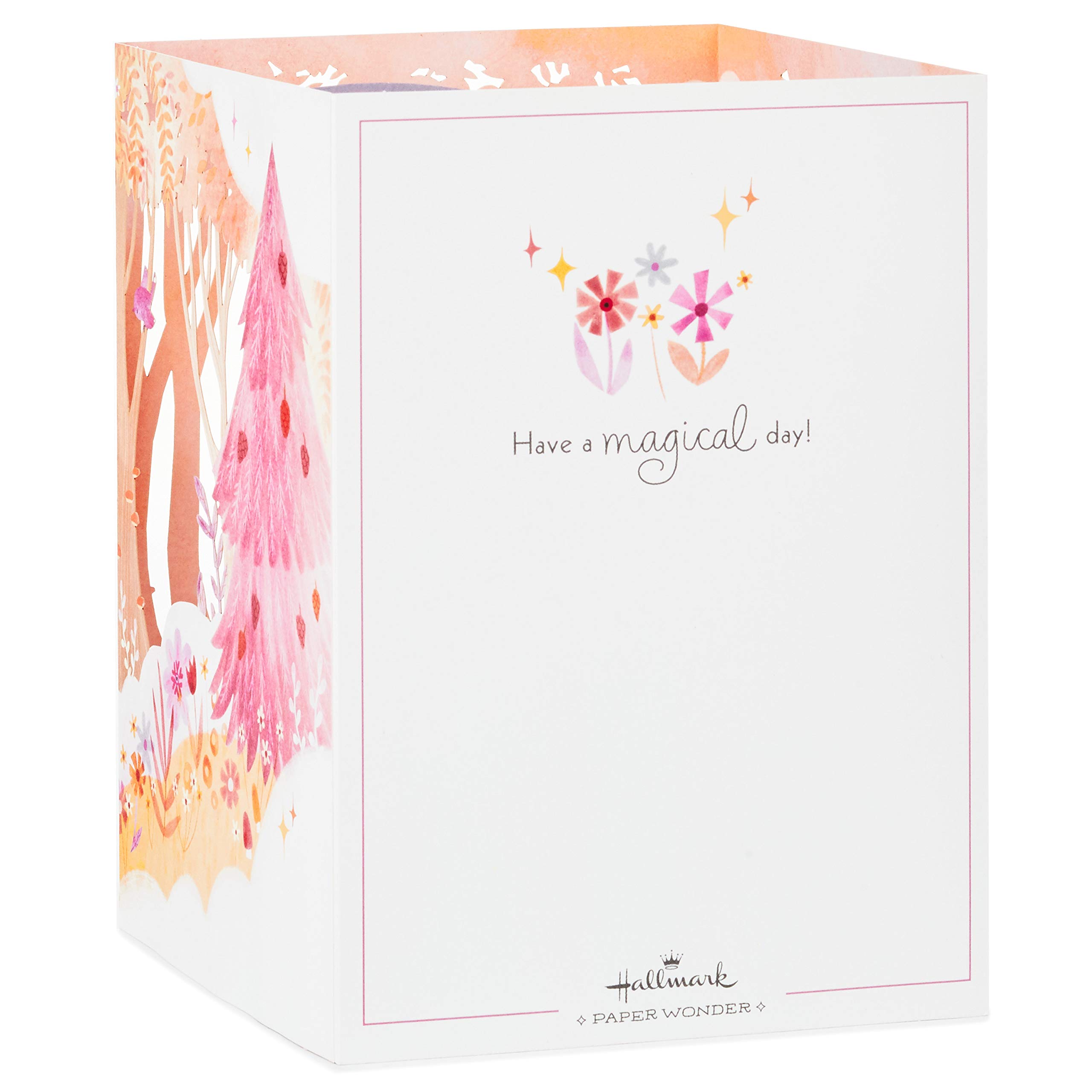 Hallmark Unicorn Pop Up Birthday Card - 3D Displayable Greeting Card for Kids, Girls, Teens - Perfect for Birthdays, Parties, and Special Occasions