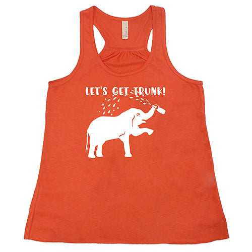 Let's Get Trunk Shirt - Funny Elephant Graphic Tee for Men & Women | Casual Cotton T-Shirt for Animal Lovers | Perfect for Zoo Visits, Safari Trips & Wildlife Enthusiasts