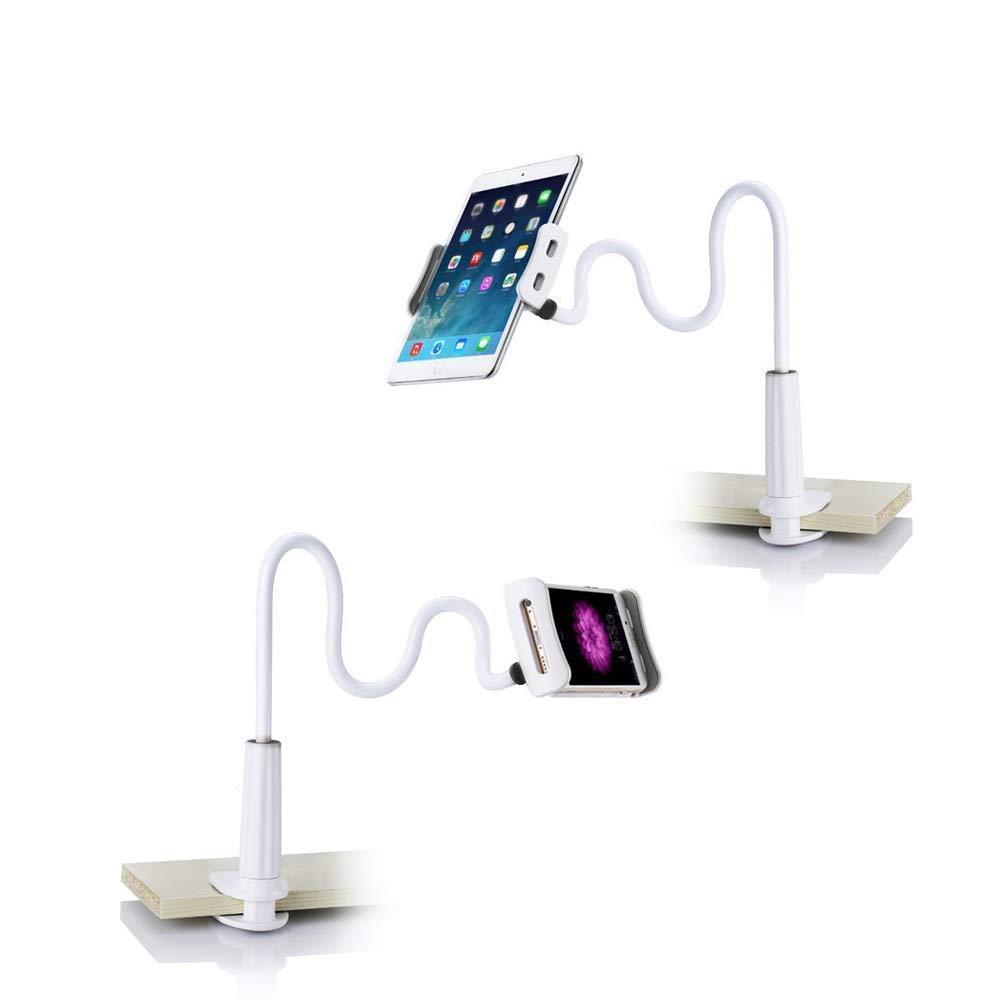 Adjustable Gooseneck Phone Stand for iPad Tablet - Desktop, Bedroom, Office Use