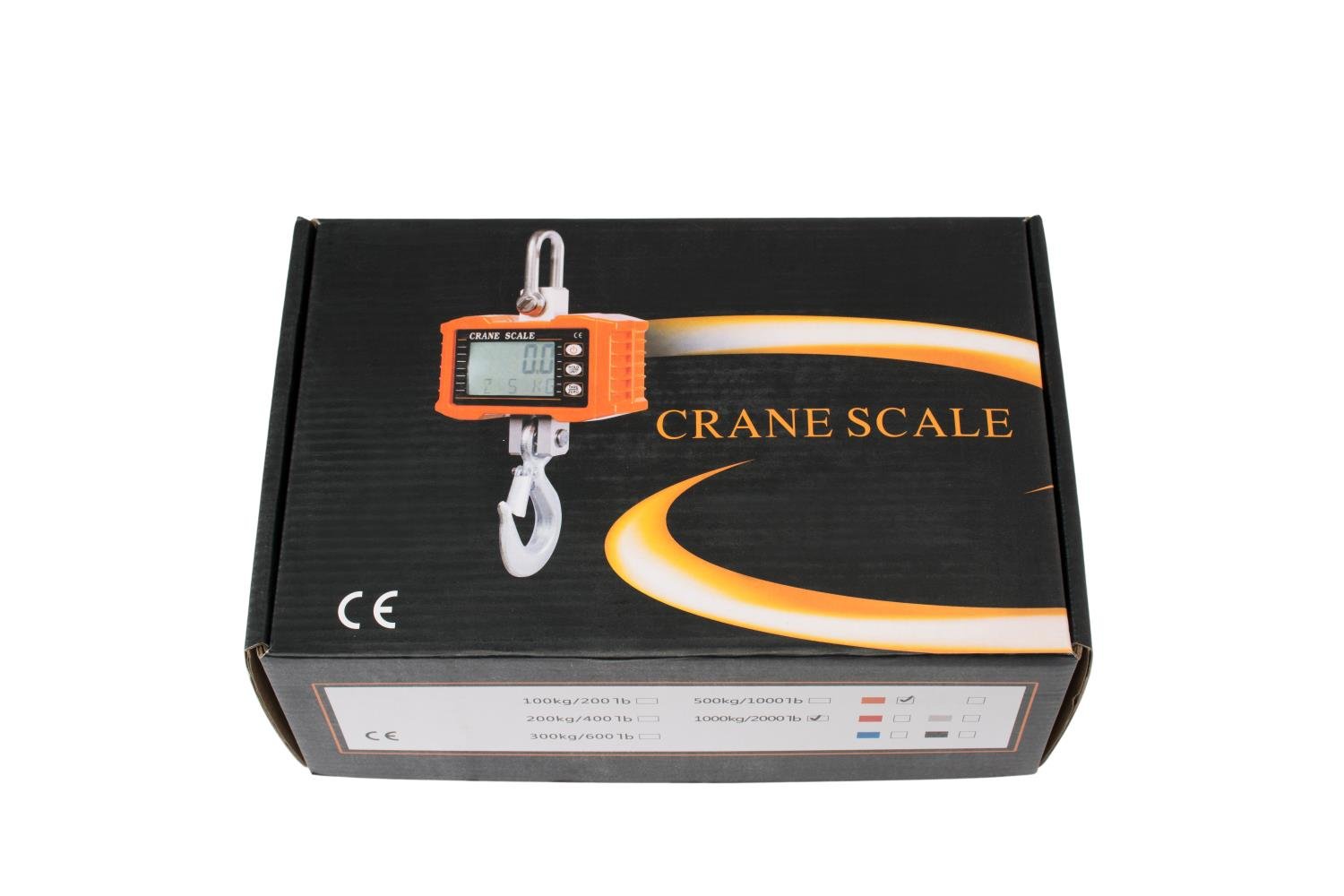 Hyindoor Digital Hanging Scale 1000kg/2200lb - High Precision Industrial Crane Scale with Smart Features for Heavy Duty Lifting | Perfect for Warehouses, Construction Sites & Shipping Operations