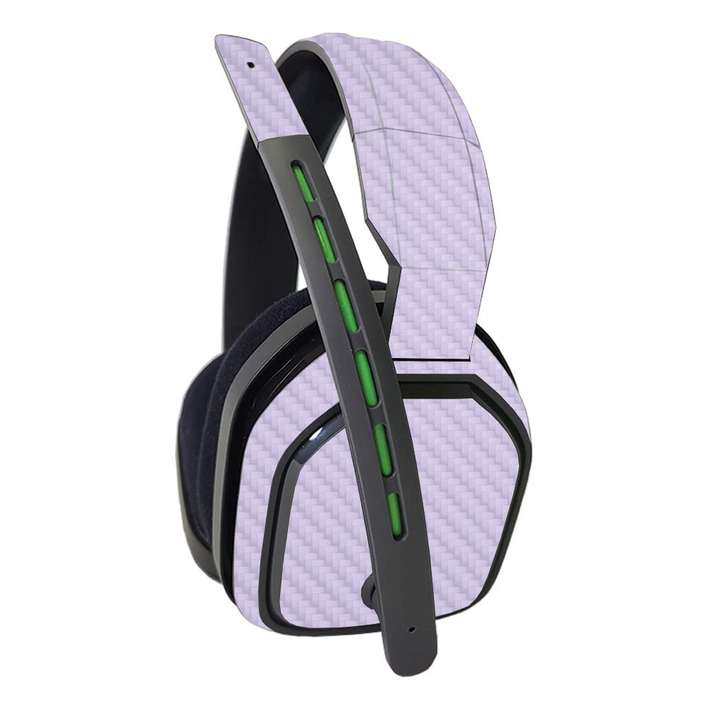Premium Carbon Fiber Skin for Astro A10 Headset - Solid Lilac | Protective & Durable Textured Finish | Easy to Apply & Change Styles | Made in USA | Perfect for Gaming, Streaming & Travel Protection