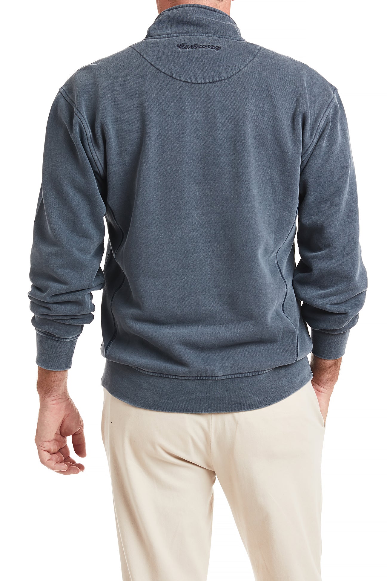 Breakwater Quarter Zip Fleece Pullover - Charcoal Gray for Men | Lightweight & Warm Outdoor Layering for Hiking, Camping & Casual Wear