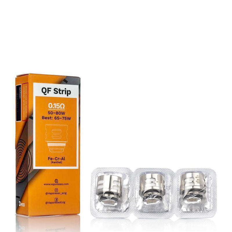 Vaporesso SKRR, SKRR S & SKRR S Mini Replacement Coils - 3 Pack (0.15ohm Mesh Coils) - Compatible with Vaporesso Tanks - Perfect for Vaping Enthusiasts & Cloud Chasing