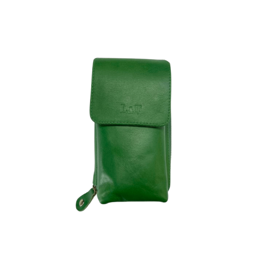 The Little & Fox Genuine Leather Crossbody Clutch Bag - Emerald Green for Women | Fashionable Small Purse for Evening Parties, Date Night & Daily Use