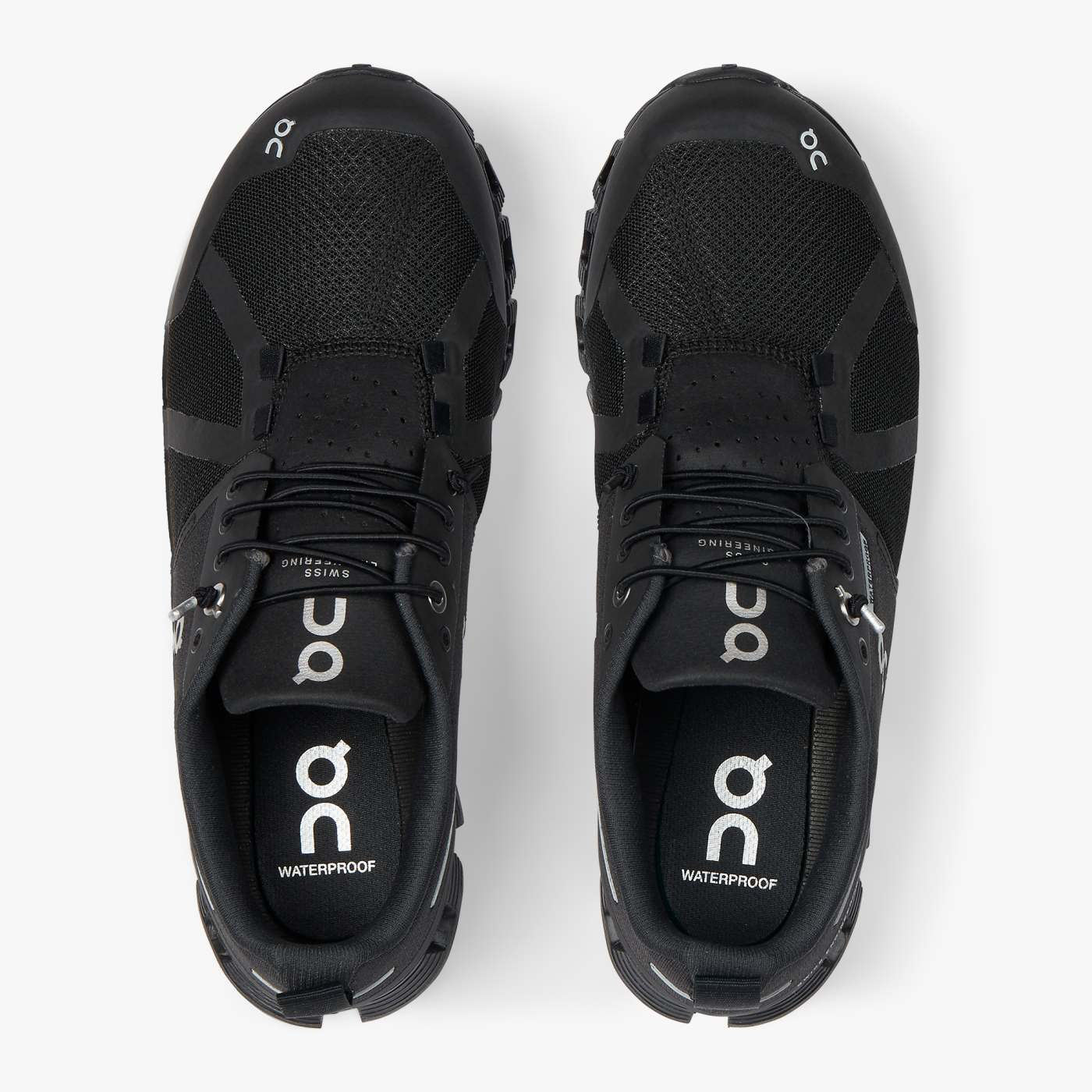 On Running Women's Cloud Waterproof Running Shoes - Black/Lunar | Lightweight & Breathable Trail Running Sneakers for Women | Perfect for Hiking, Jogging & Outdoor Activities