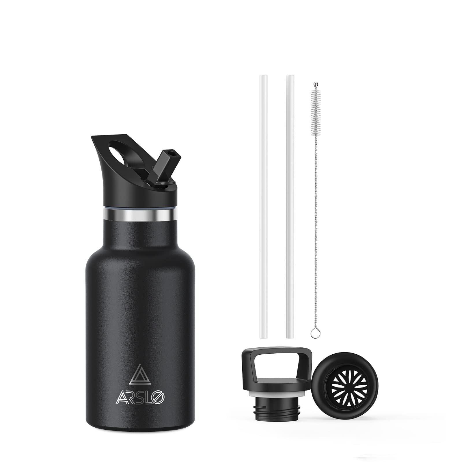 Arslo Insulated Stainless Steel Water Bottle - 24H Cold & 12H Hot - Hiking & Sports Hydration