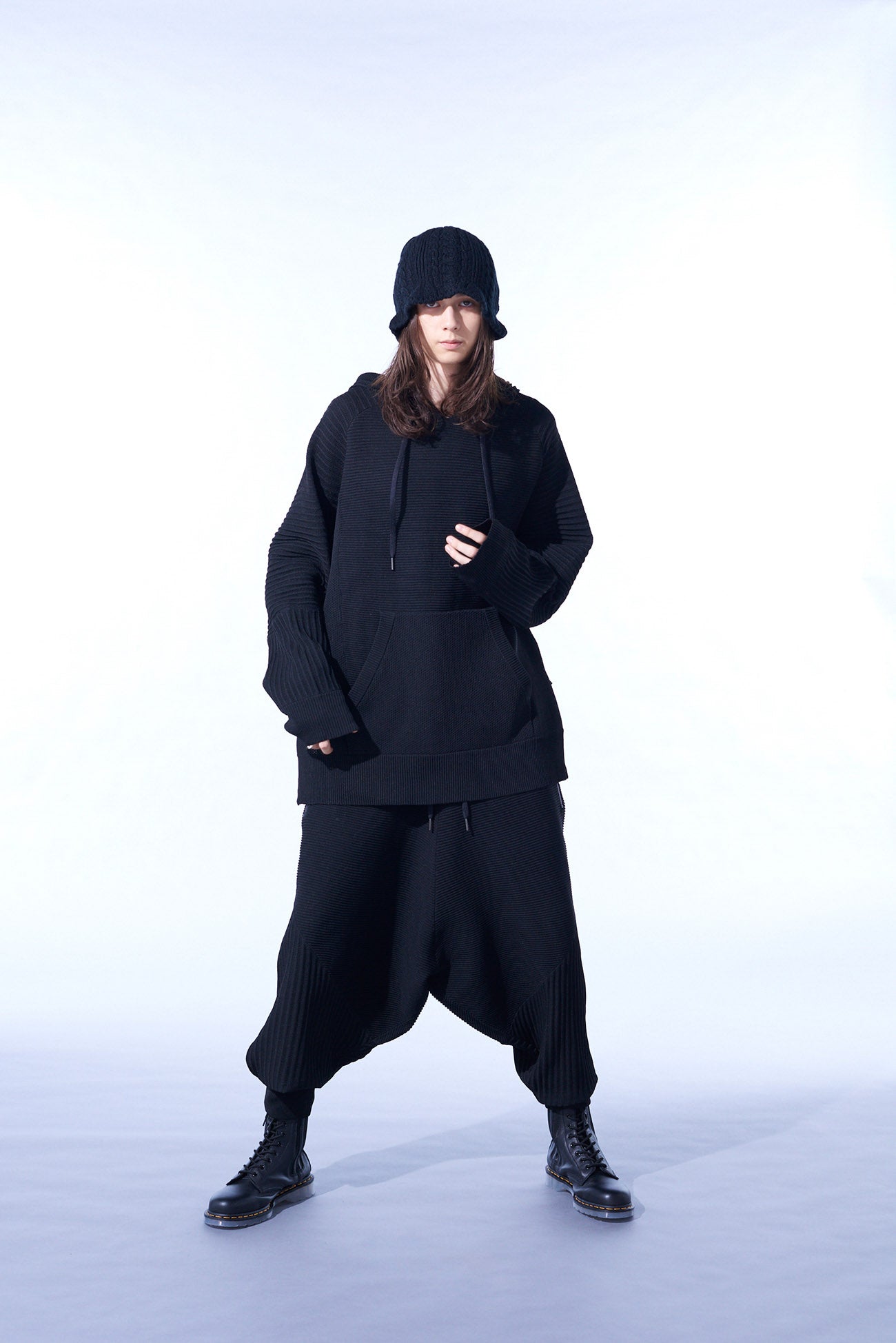 12G SPRITZY Plain Stitches Big Knit Hoodie - Oversized Cozy Sweatshirt for Women & Men | Perfect for Casual Wear, Loungewear & Winter Fashion