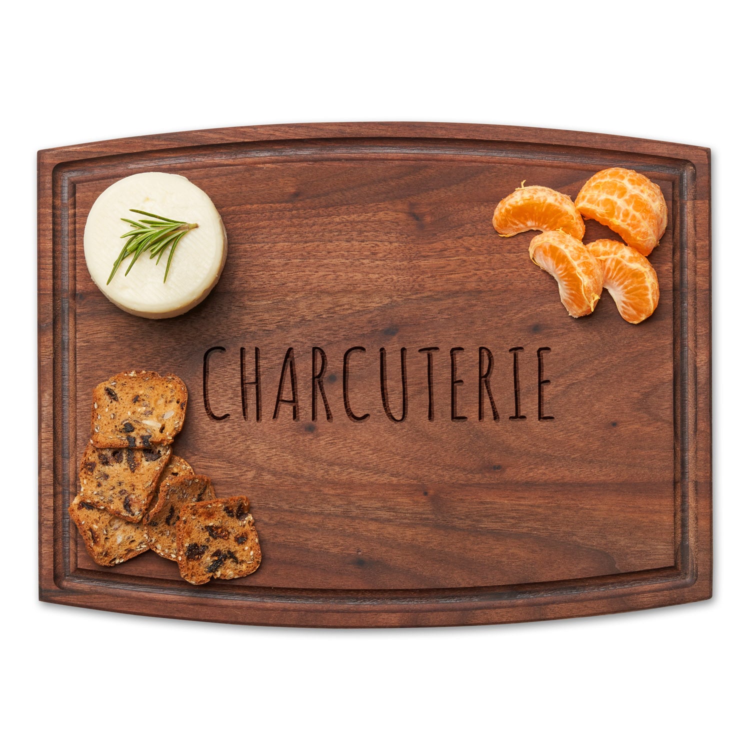 Artisan Walnut Charcuterie Board - Handcrafted 12