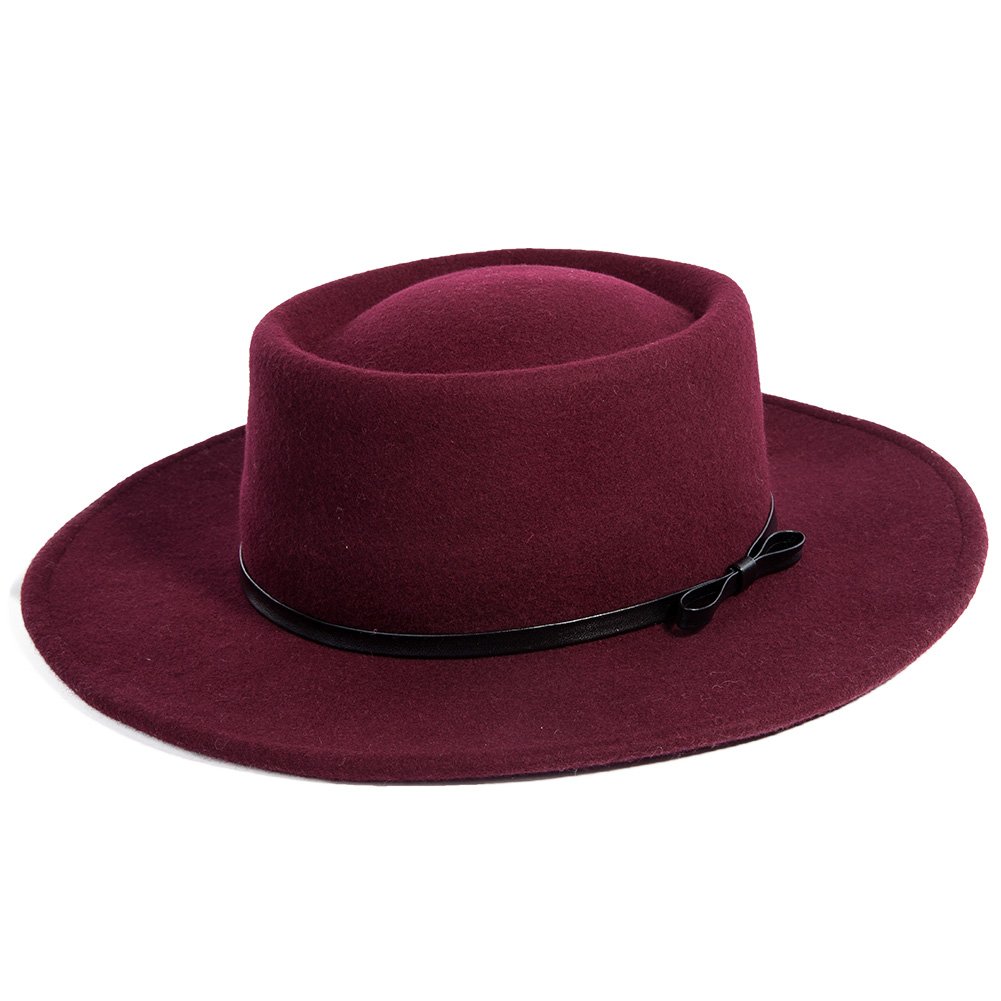 100% Wool Fedora Hat for Women - Winter Cloche Style - Perfect for Outdoor Activities, Travel & Fashion Accessories