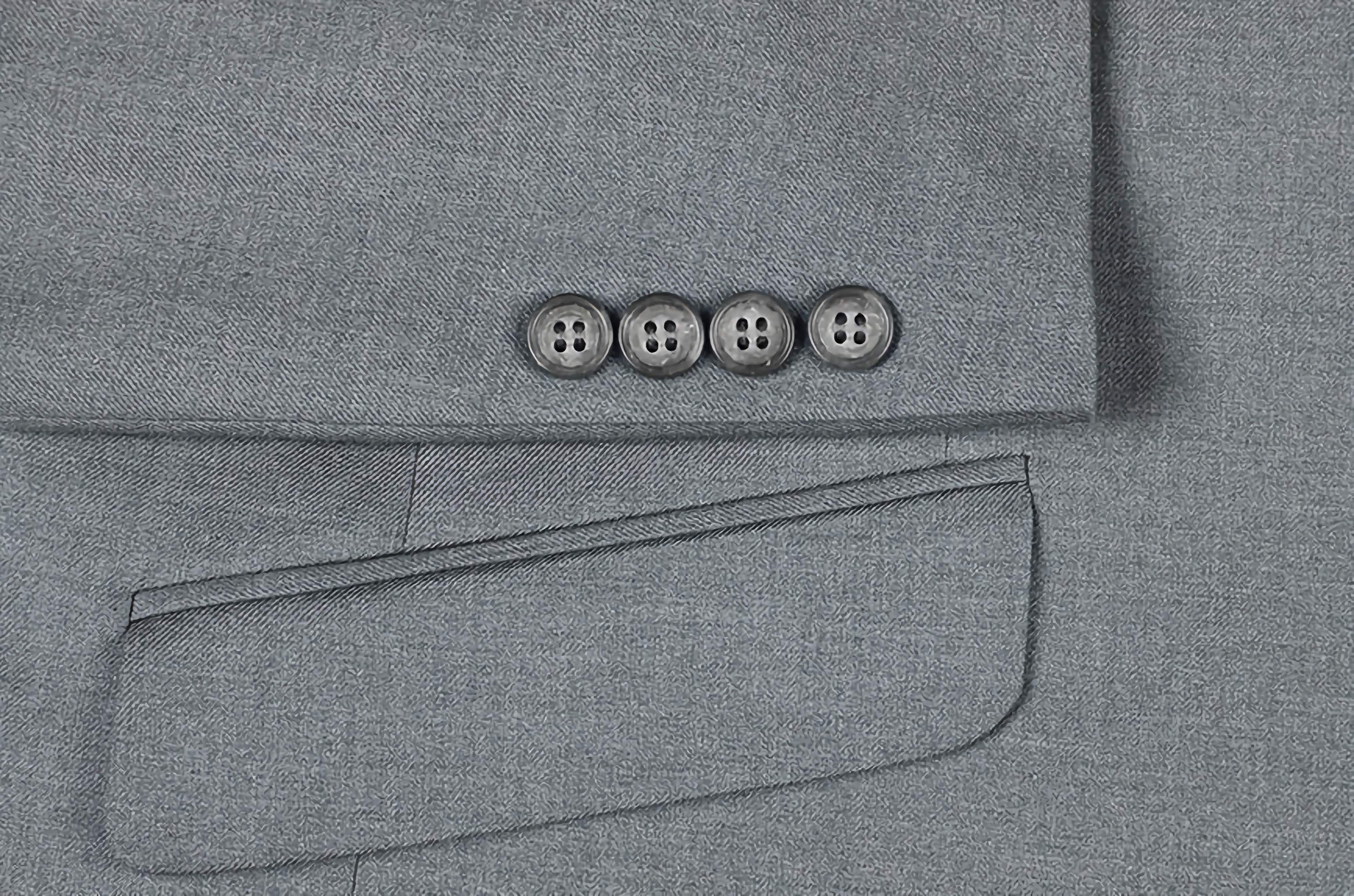 Performance Stretch Suit 2 Piece Slim Fit Men's Business Formal Wear in Gray - Perfect for Office Meetings, Weddings & Professional Events
