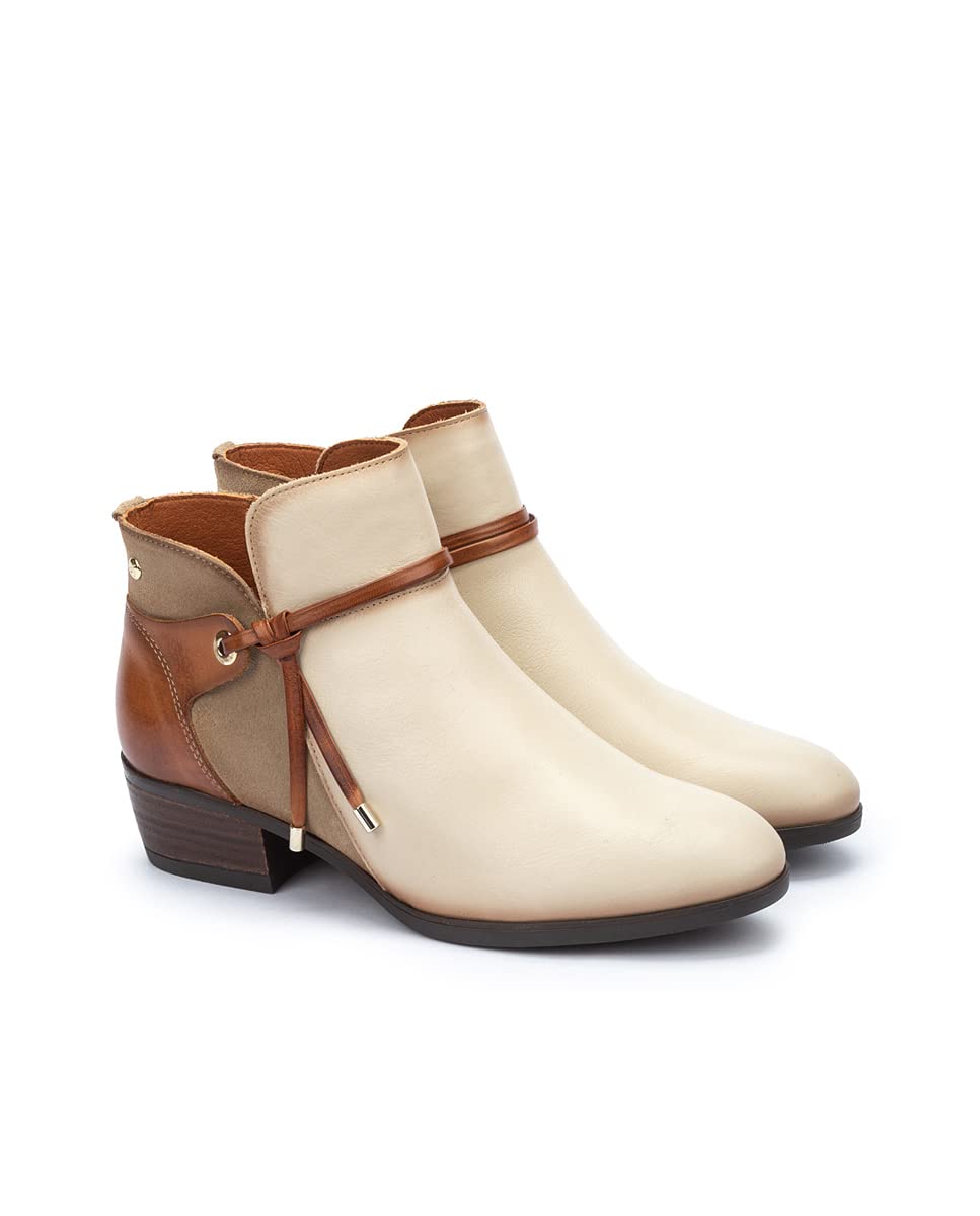 PIKOLINOS Women's Leather High-Heel Ankle Boots - Daroca Style | Comfortable & Stylish for Office, Party & Night Out