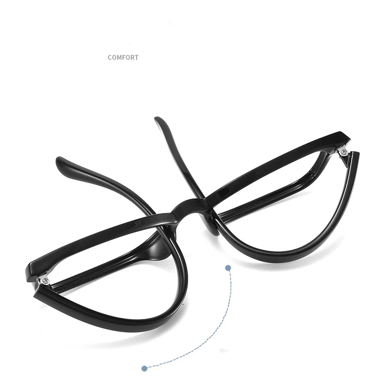 Bclear Unisex Small Full Rim Rectangle Plastic Eyeglasses 1058 - Lightweight & Durable Frames for Men & Women - Perfect for Reading, Work & Everyday Use