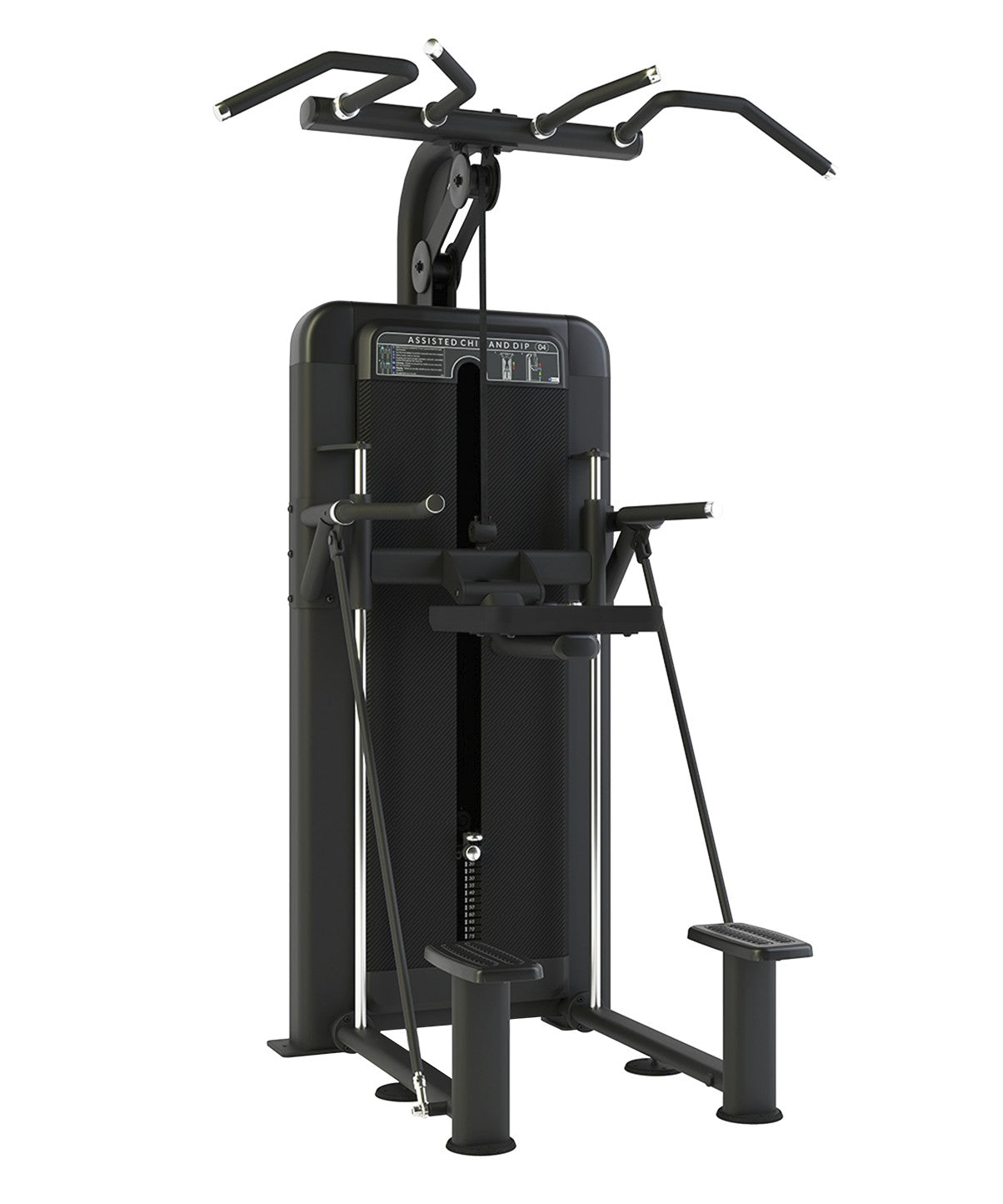 Club Line Assisted Chin and Dip Weight Stack Tower - Home Gym Equipment for Strength Training & Pull Up Exercises - Perfect for Home Workouts & Fitness Enthusiasts