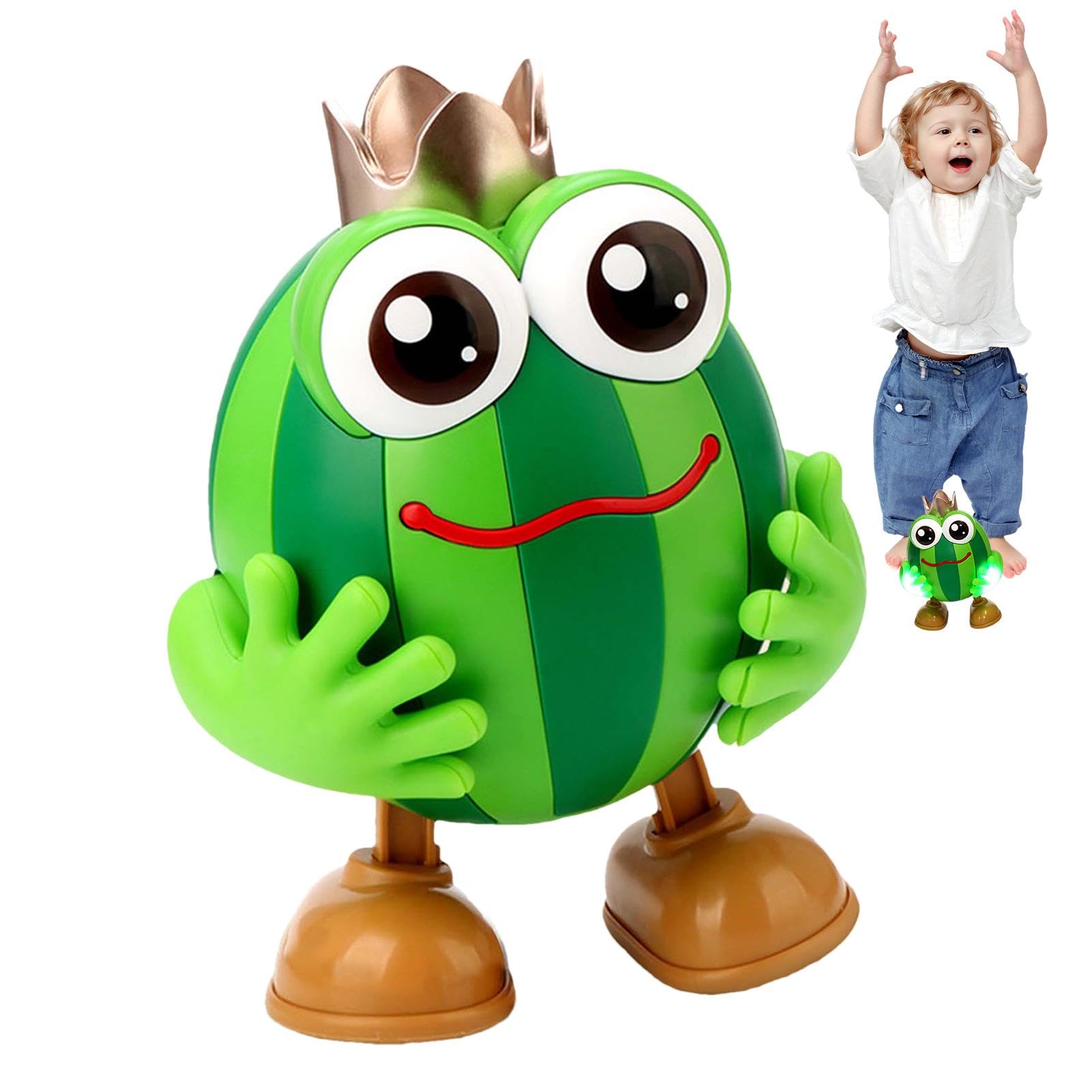 Wiuejg Electric Dancing Watermelon Cartoon Toy - Singing & Talking Interactive Fruit Toy for Kids | Fun Birthday Gift & Party Entertainment