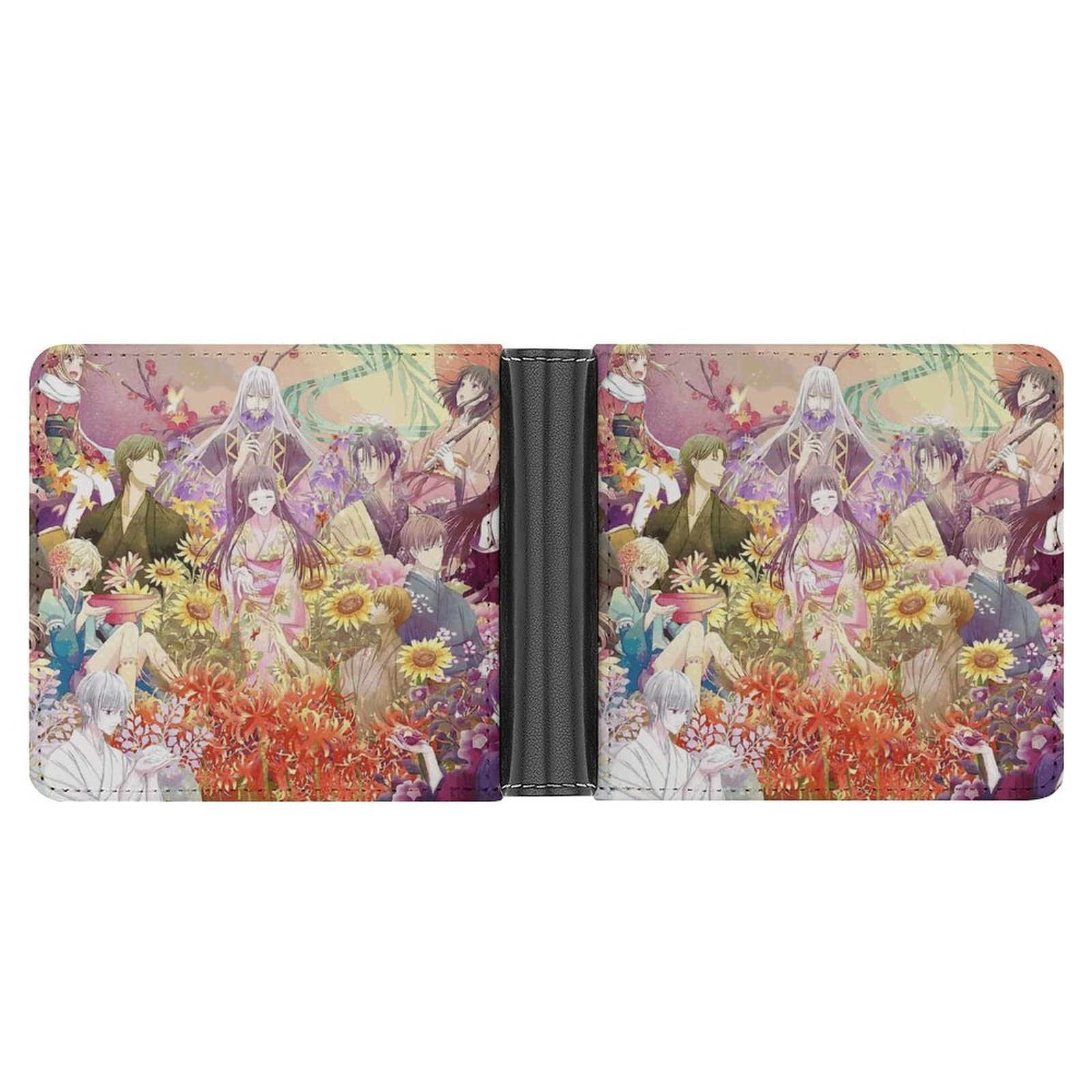 Autocean Faux Leather Foldable Wallet - PU Leather Anime Printed Bifold Wallet for Men & Women | Slim Credit Card Holder with Multiple Pockets | Perfect for Teens, Everyday Use & Gift Giving