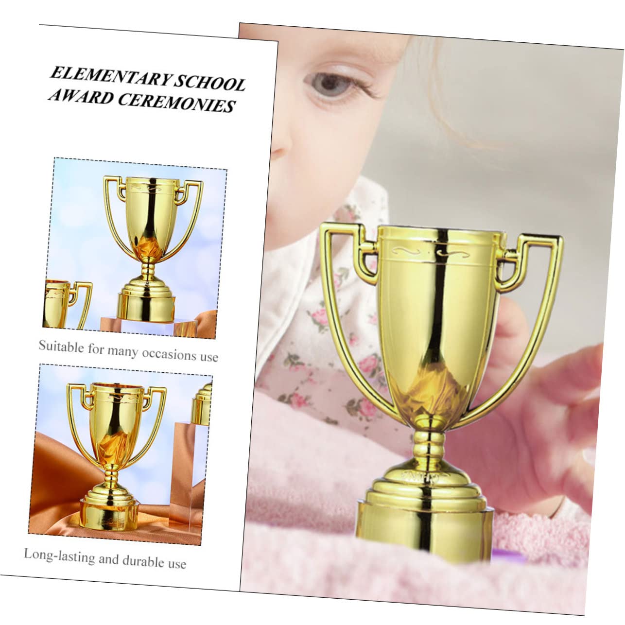 BESPORTBLE 30-Piece Plastic Trophy Sports Toys for Kids - Reward Prizes for Sports Games, School Achievements & Party Favors