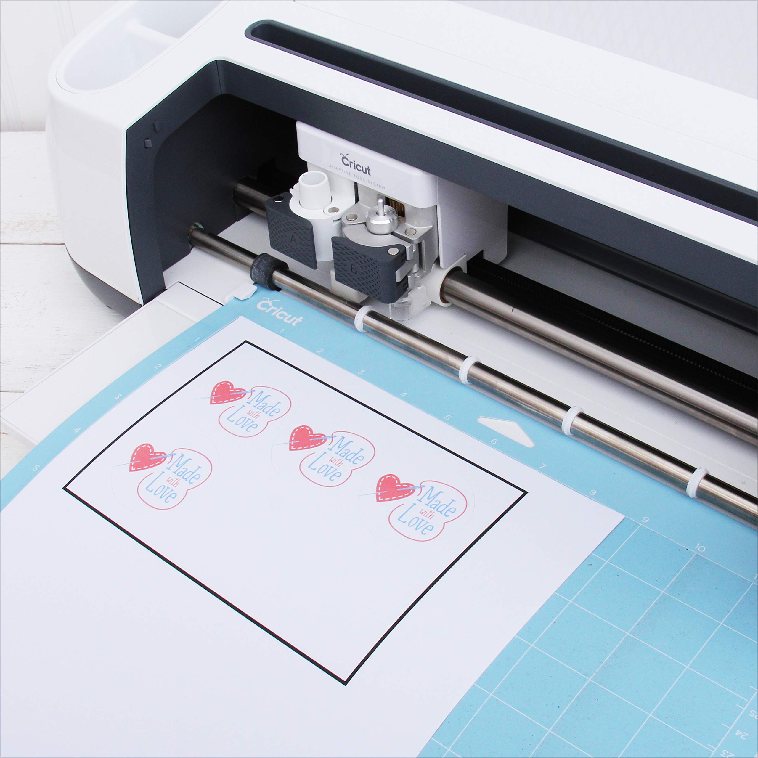 Threadart Printable Vinyl Sticker Paper - 20 Sheets 8.5x11