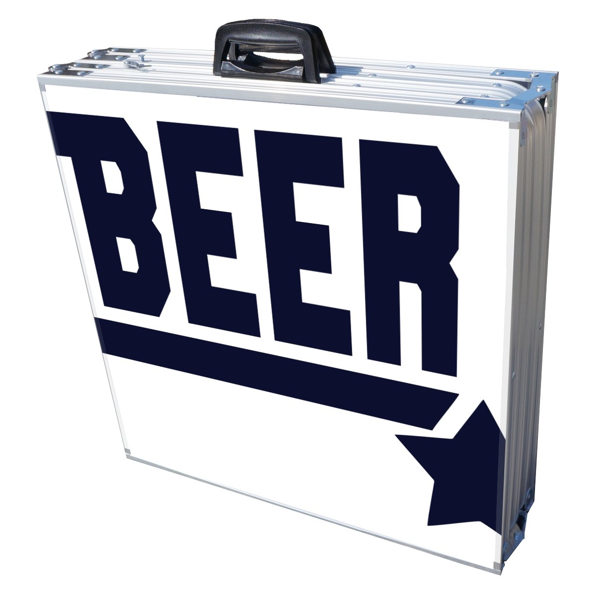 Professional 8-Foot LED Glow Light Beer Pong Table - Top Pong Edition for Parties, Tailgates & College Events | Durable Portable Drinking Game Table with Cup Holders