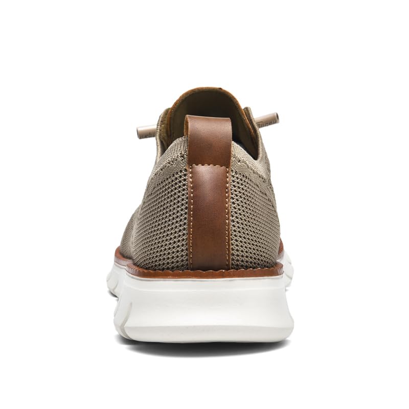 Breeze Men's Oxford Lace-Up Shoes - Lightweight Casual & Comfortable Dress Shoes for Walking | Perfect for Office, Travel & Everyday Wear