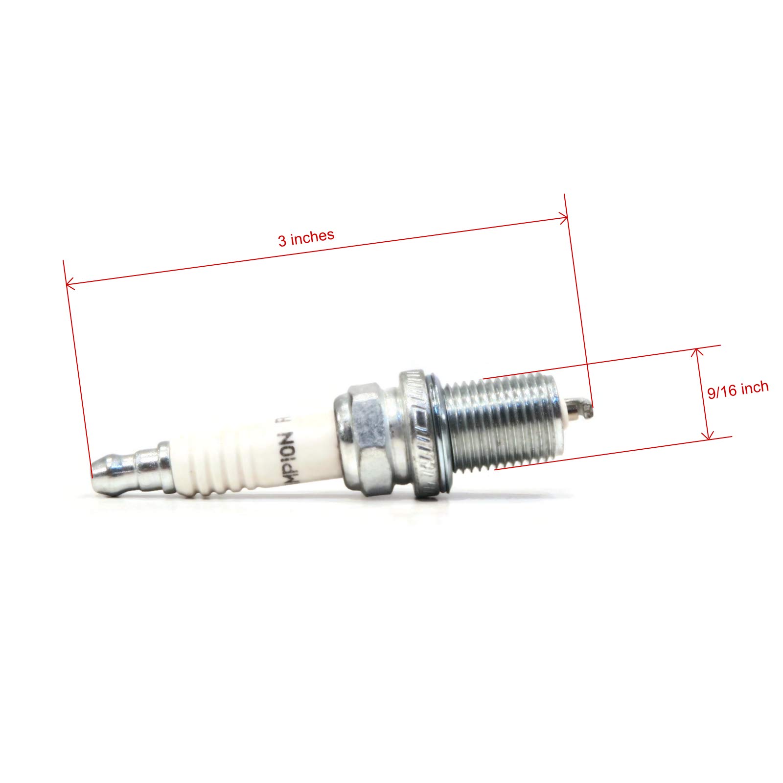 Champion Spark Plugs (2-Pack) - Compatible with Briggs & Stratton 635512, 696073, 696202 - High Performance Replacement for Small Engines - Perfect for Lawn Mowers, Generators & Outdoor Power Equipment